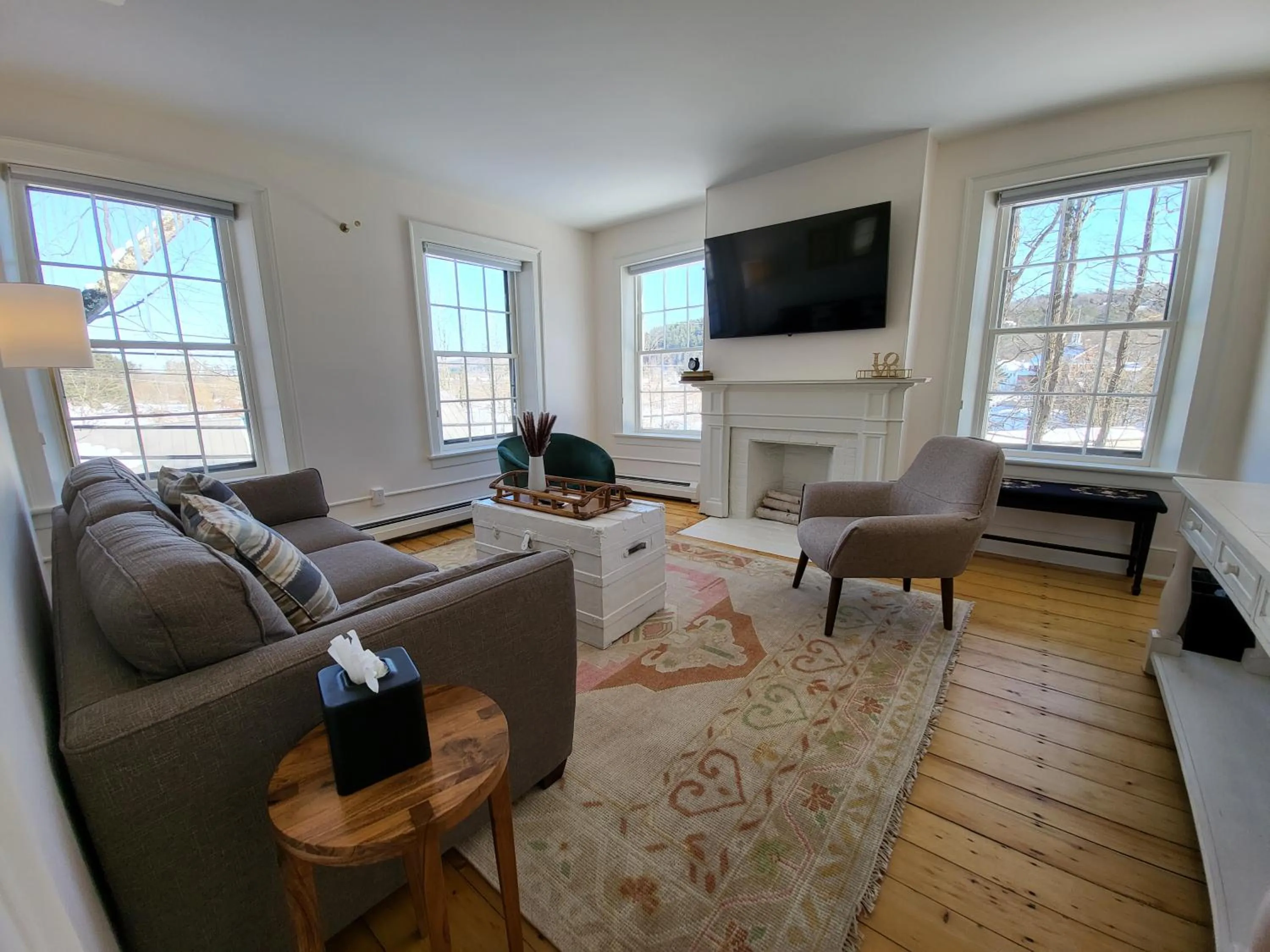 Living room in The Stowe Village Inn