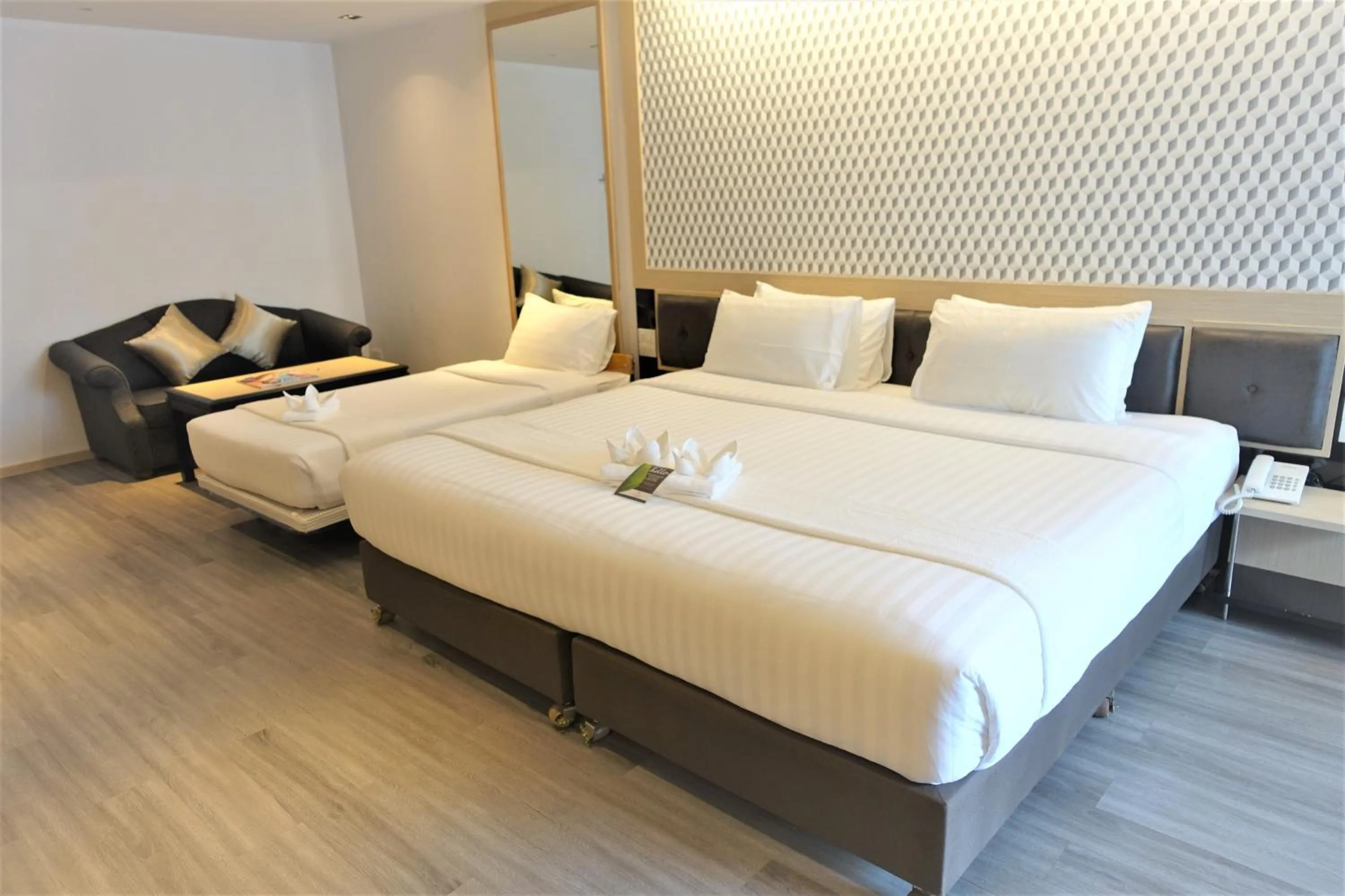 Bedroom, Bed in Three Sukhumvit Hotel - SHA Plus Certified