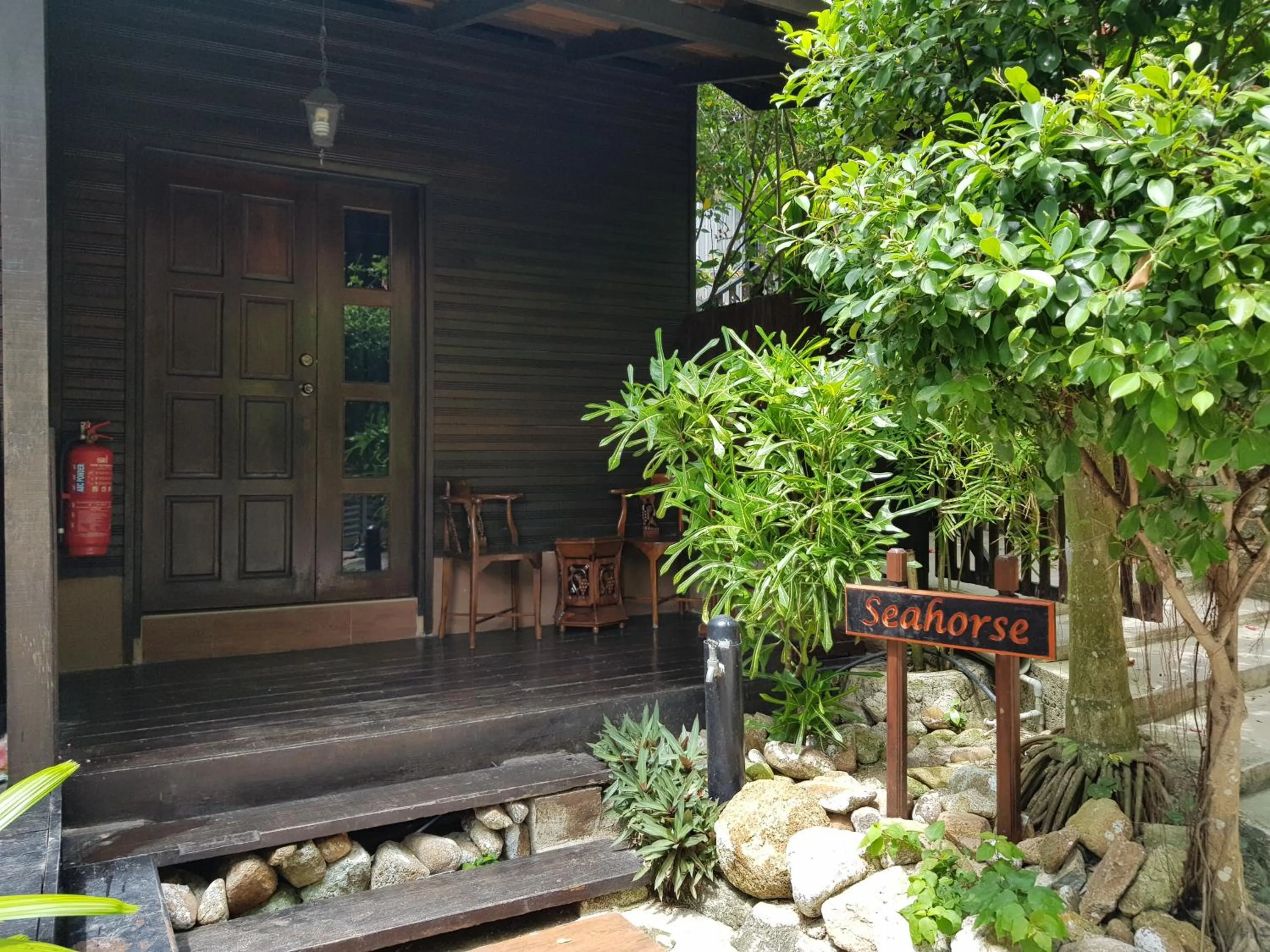 Garden view in Ombak Dive Resort Perhentian Island