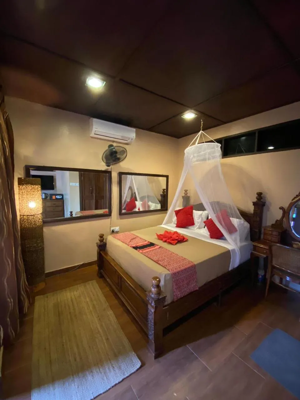 Bed in Ombak Dive Resort Perhentian Island