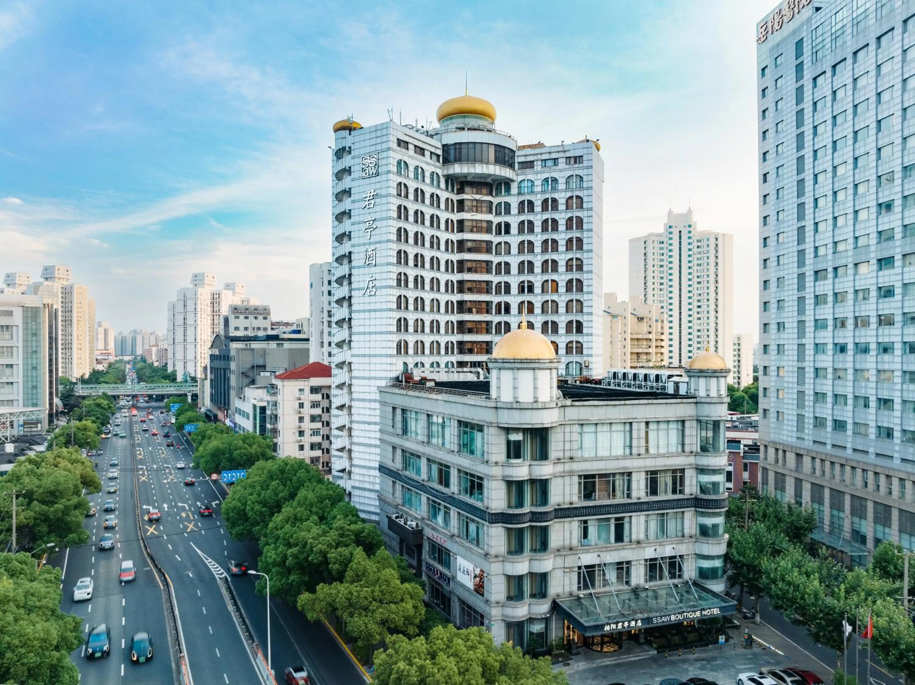 Property building in SSAW Boutique Hotel Shanghai Hongkou