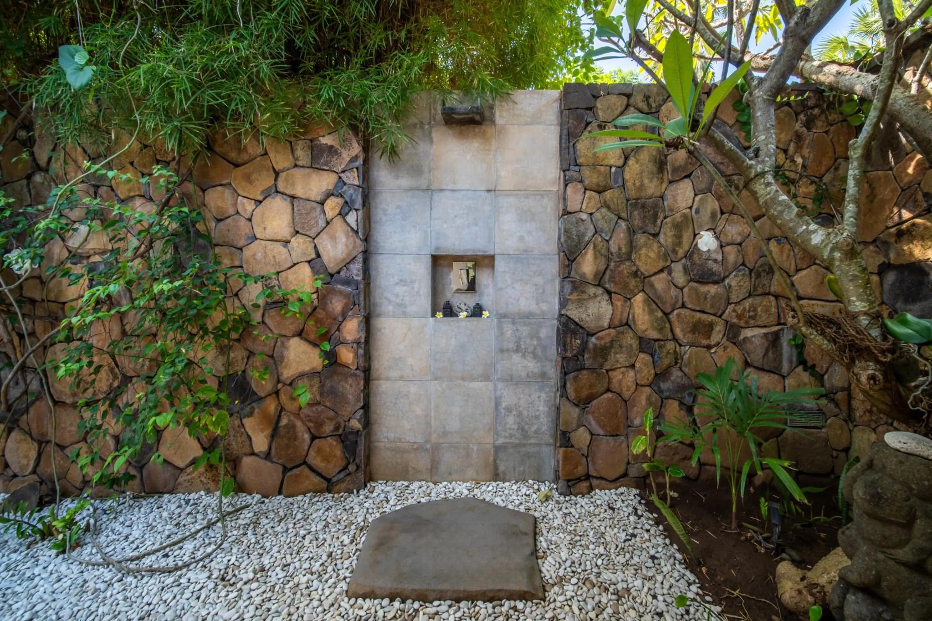 Shower in Shunyata Villas Bali