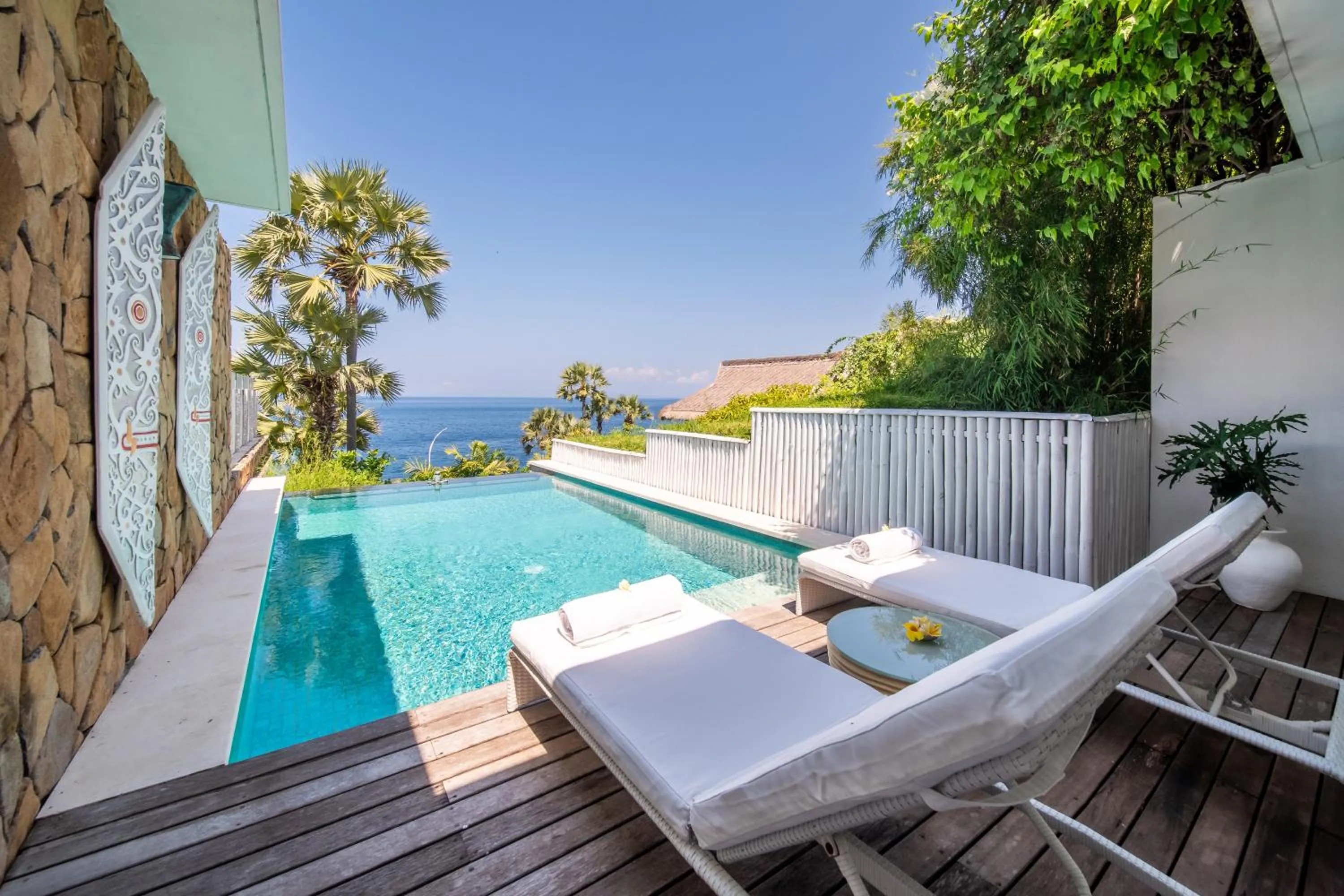 Pool view in Shunyata Villas Bali