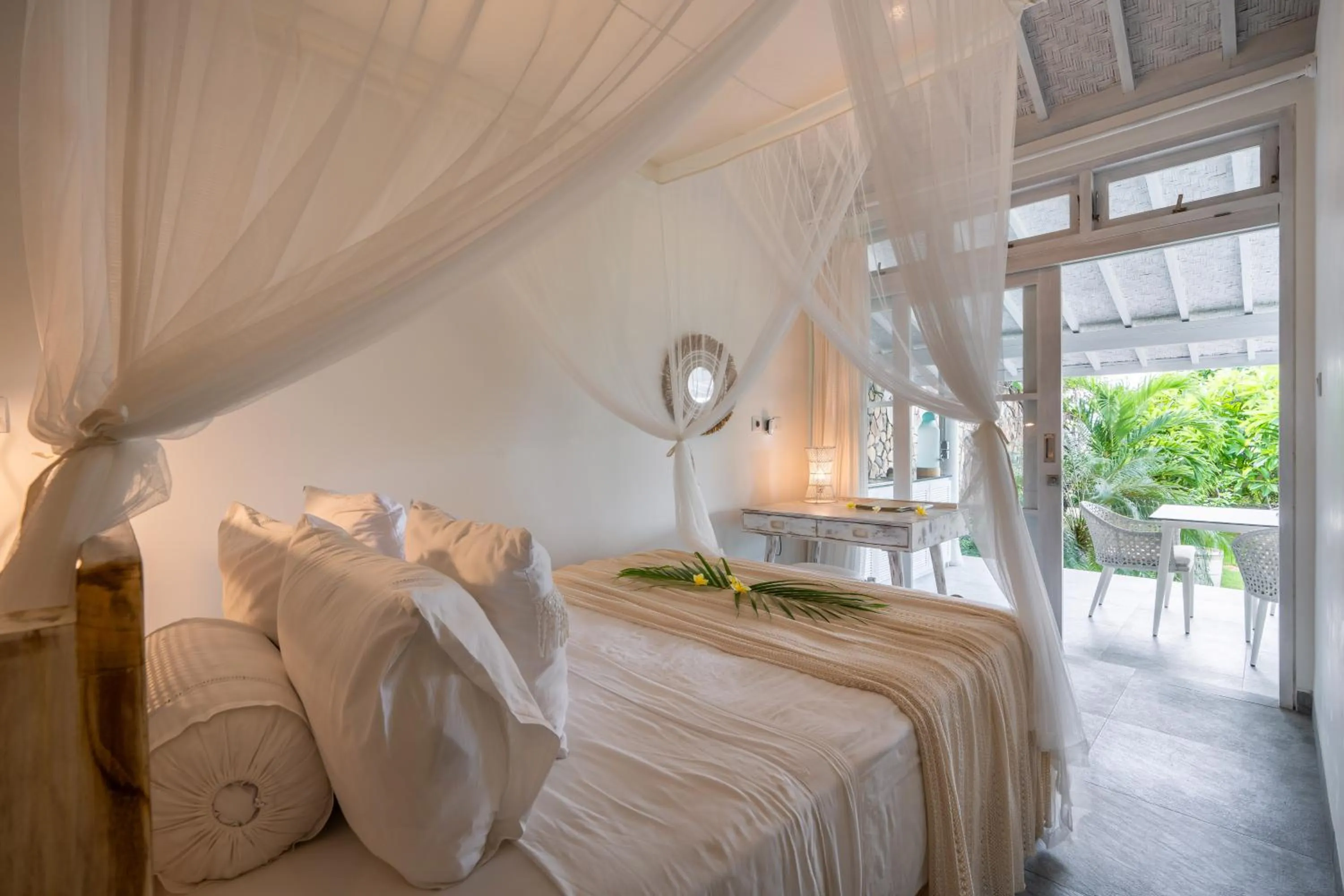 Bed in Shunyata Villas Bali