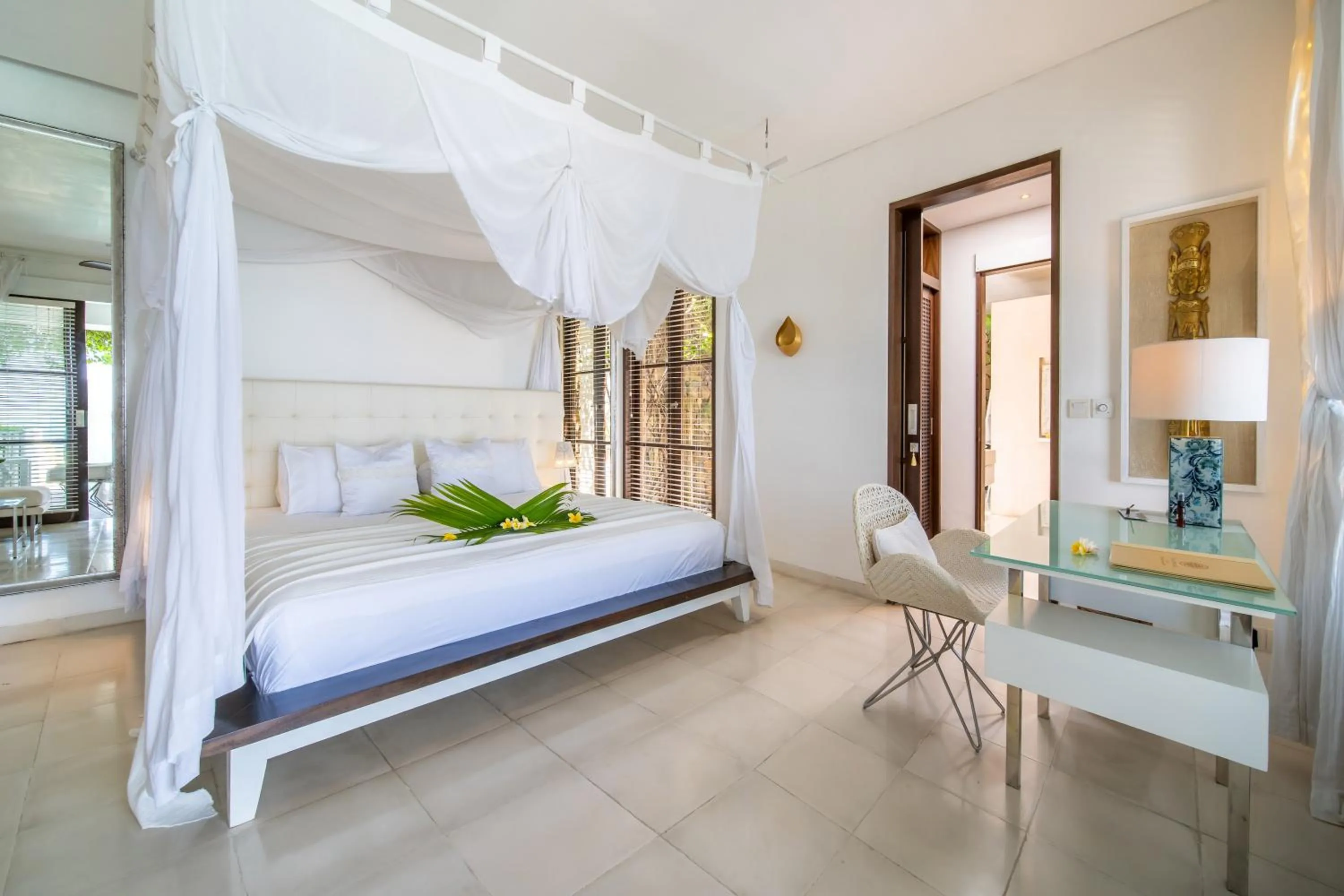 Bed in Shunyata Villas Bali