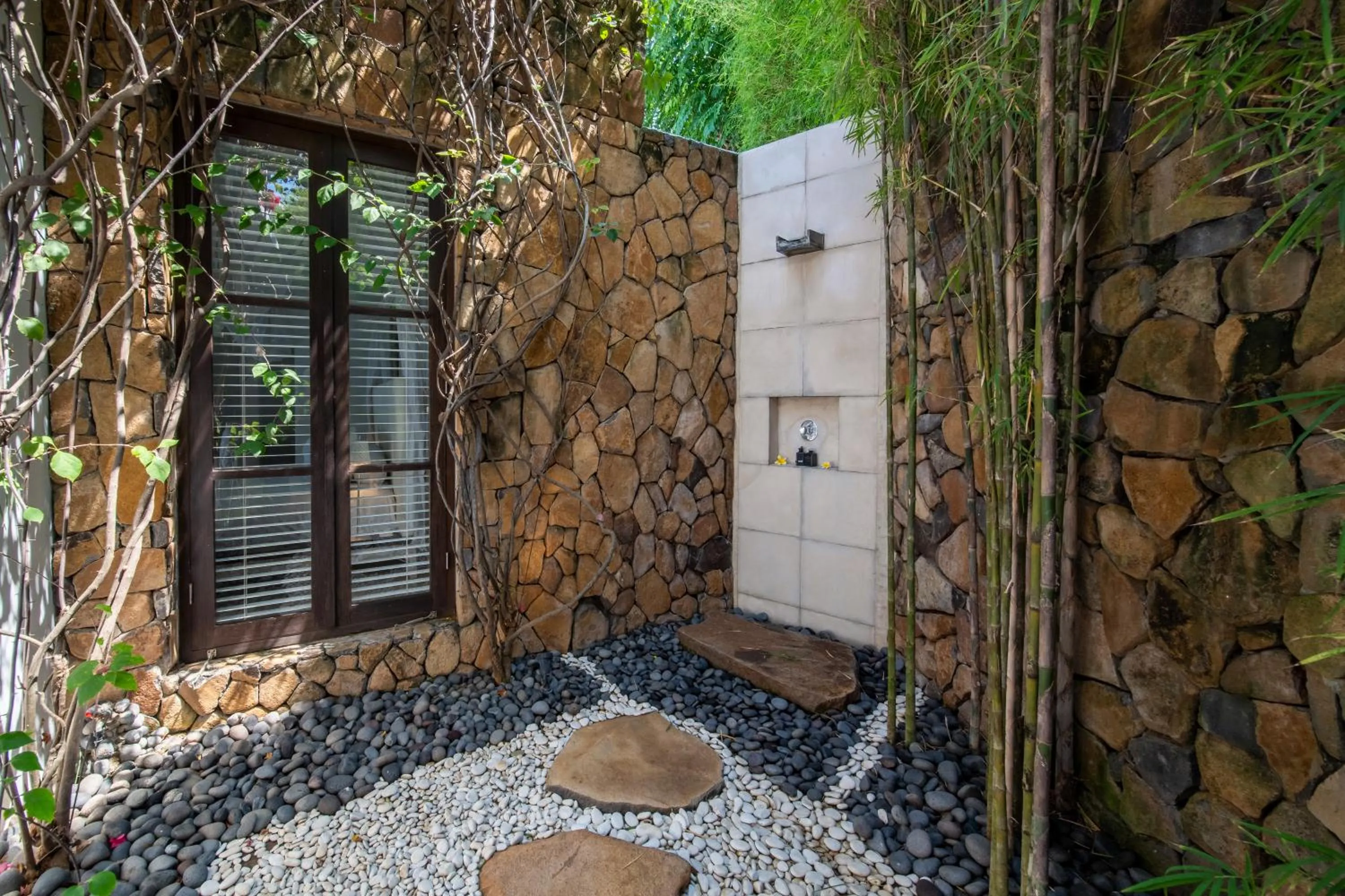 Shower in Shunyata Villas Bali