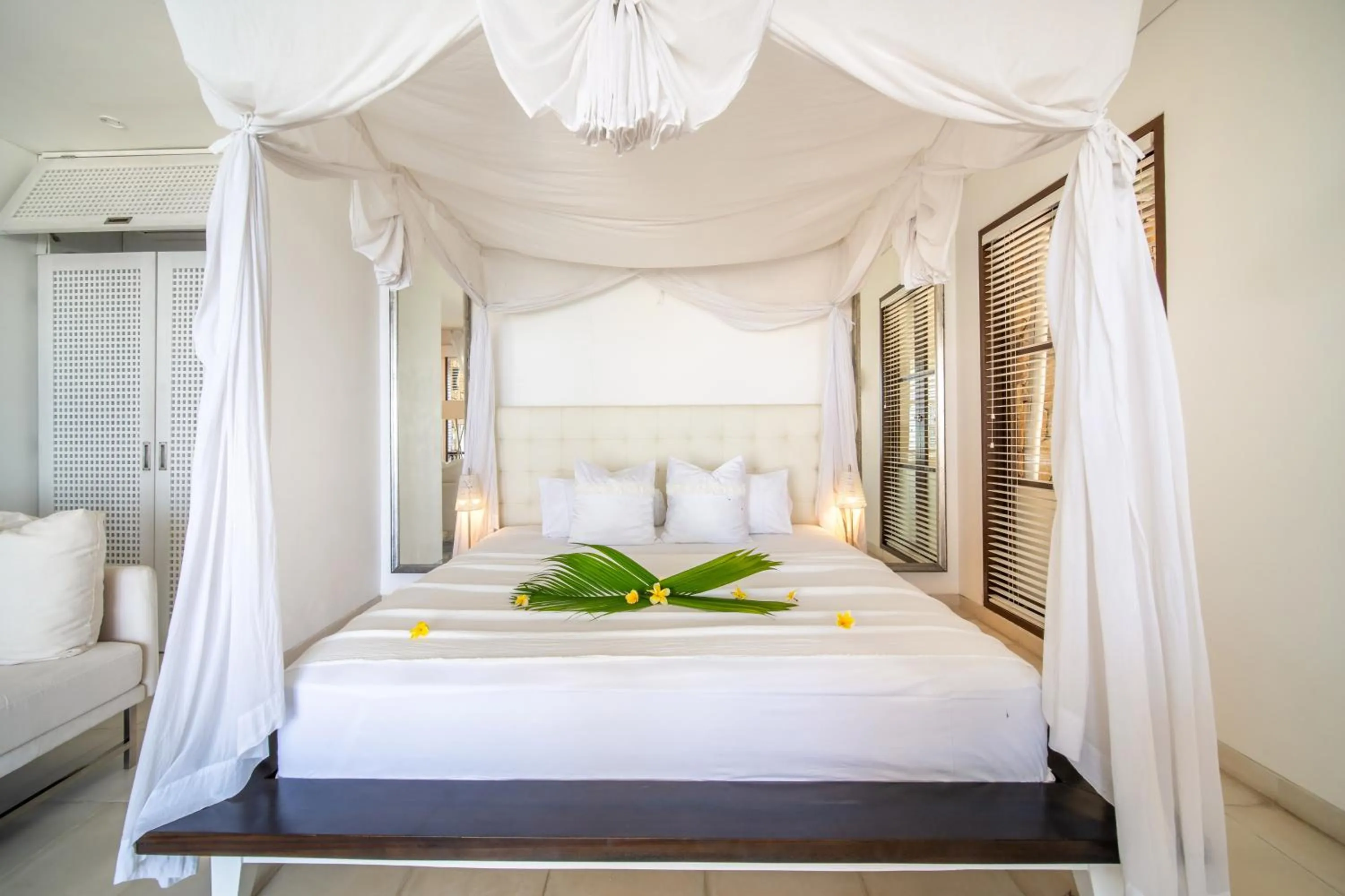 Bed in Shunyata Villas Bali