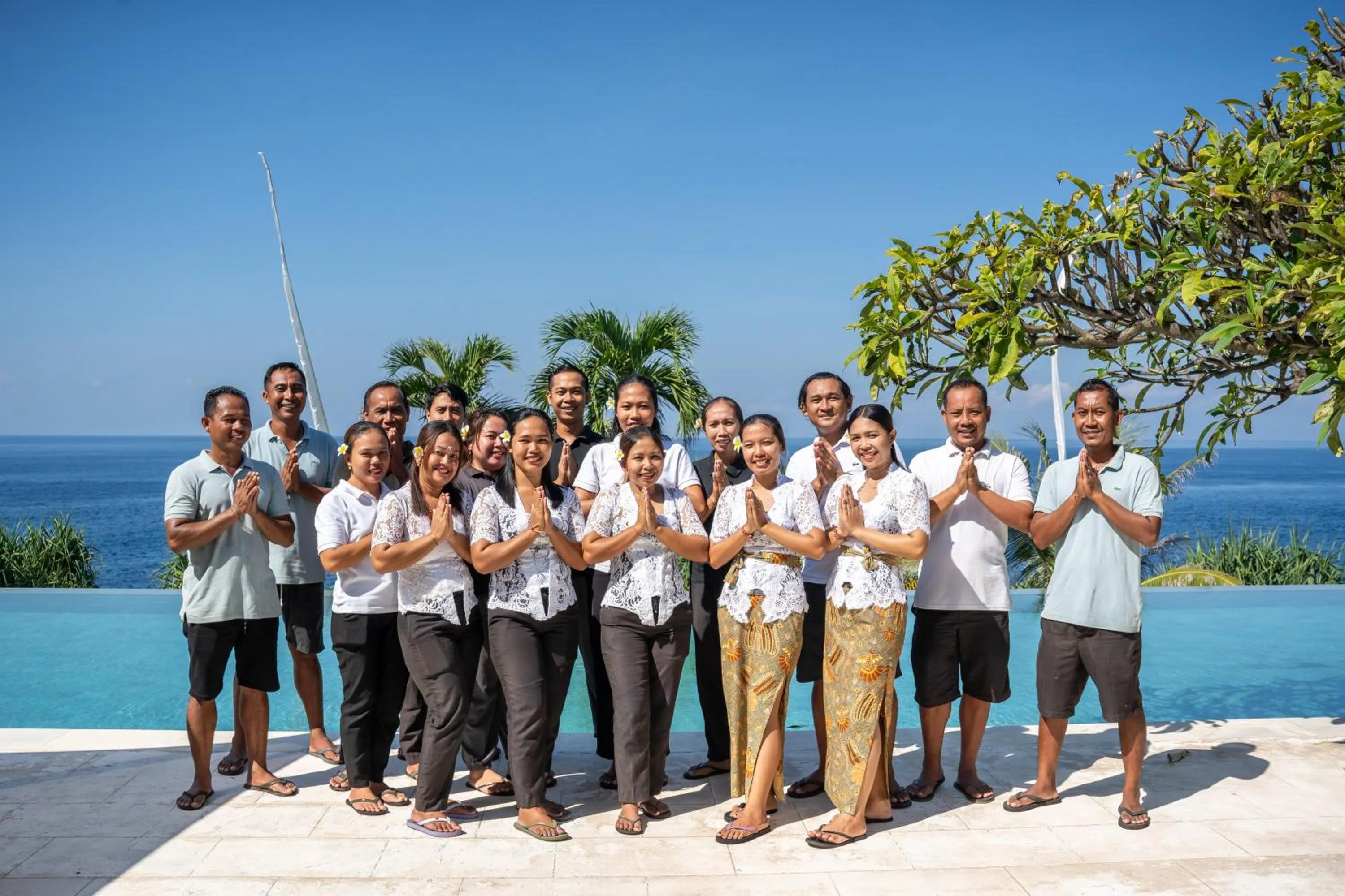 Staff in Shunyata Villas Bali