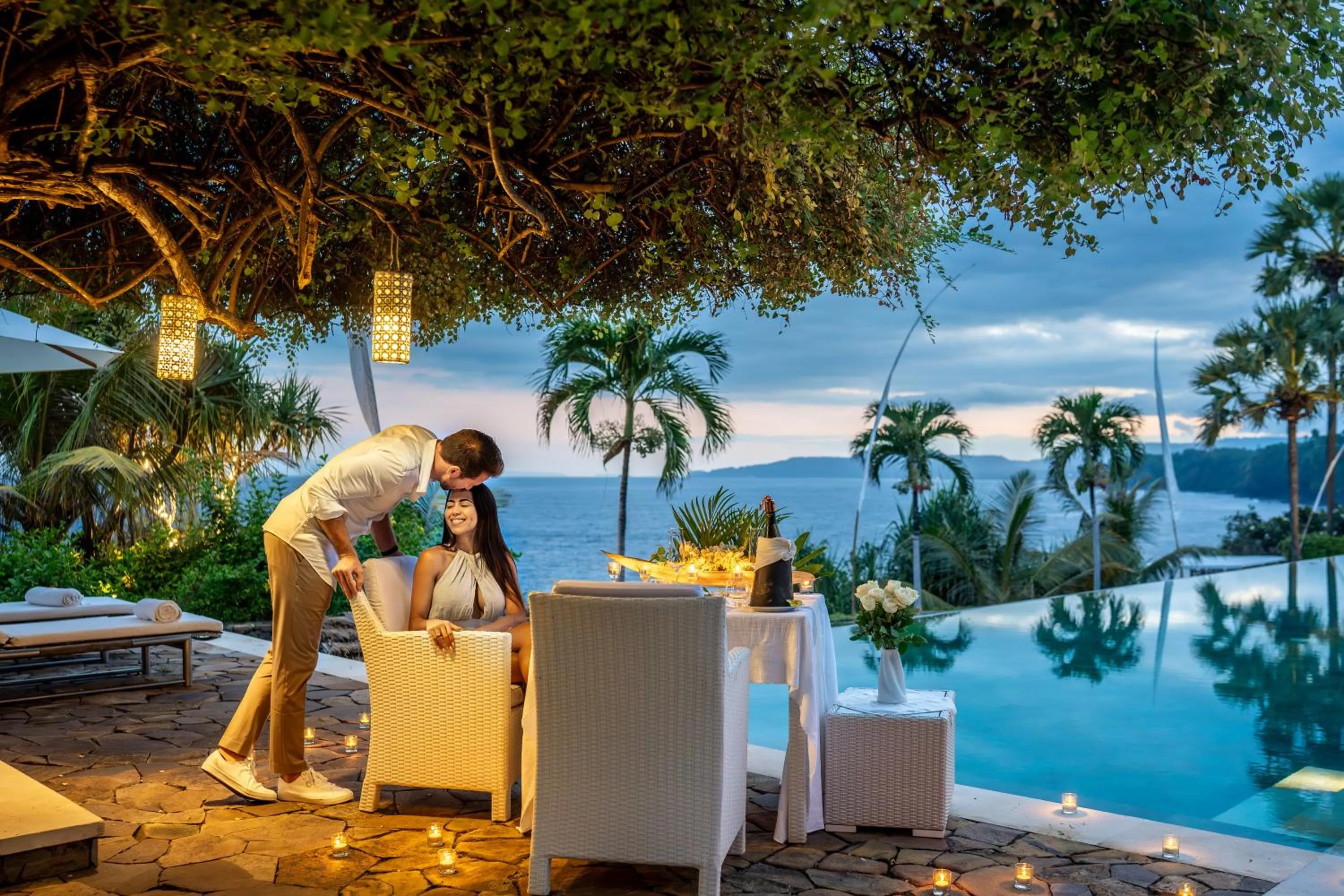 Dinner in Shunyata Villas Bali