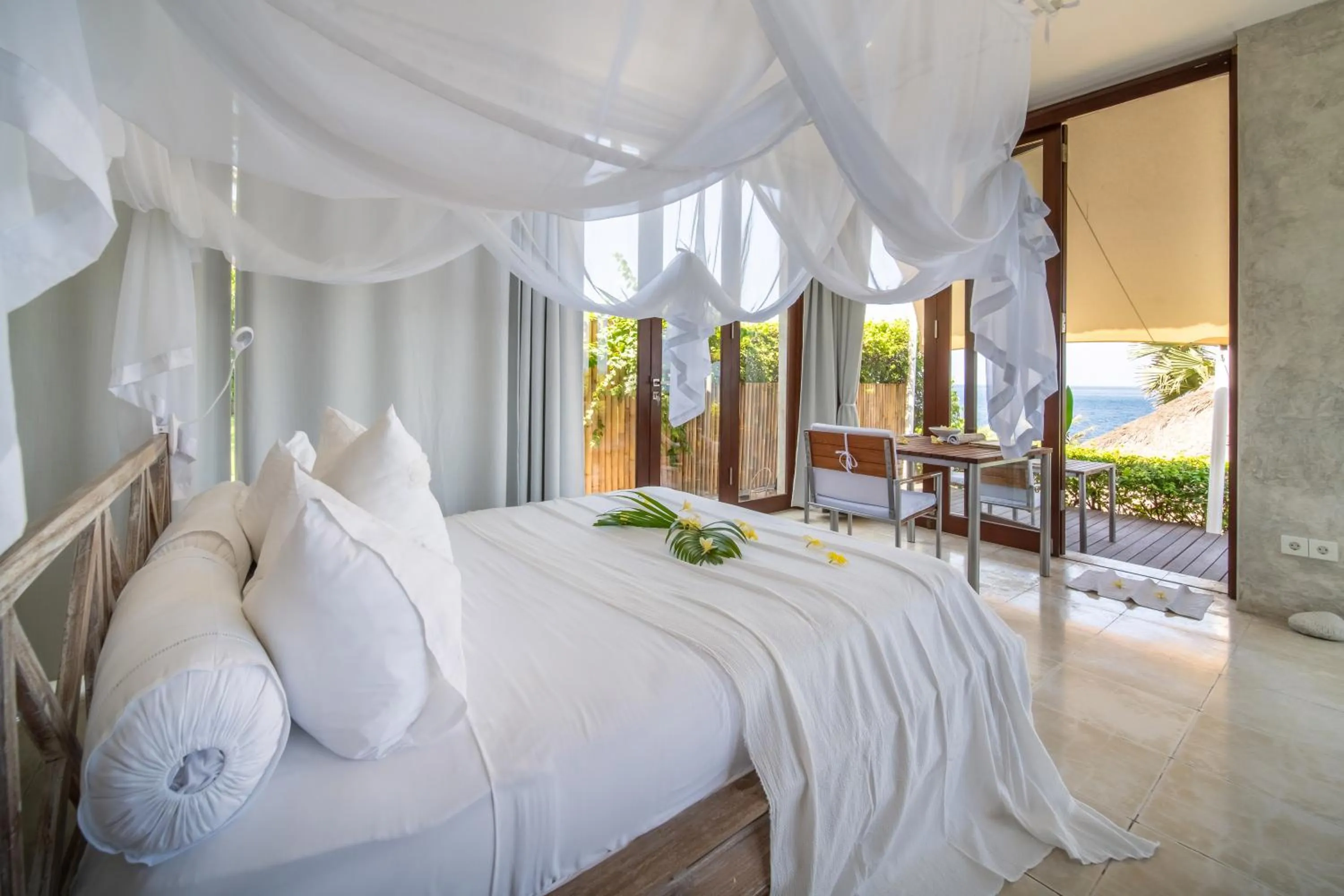 Bed in Shunyata Villas Bali