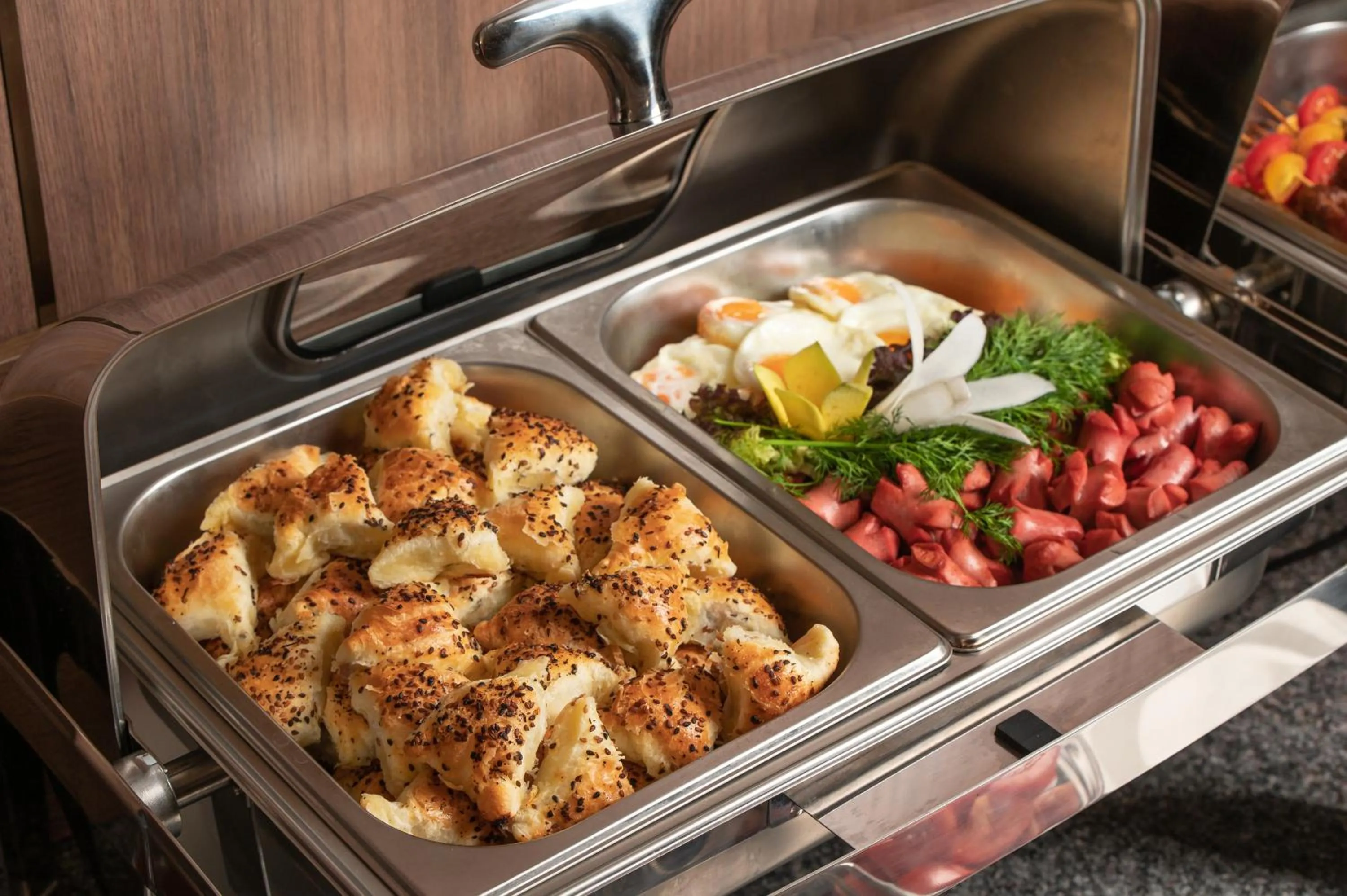 Buffet breakfast in Sofiya Tashkent Hotel