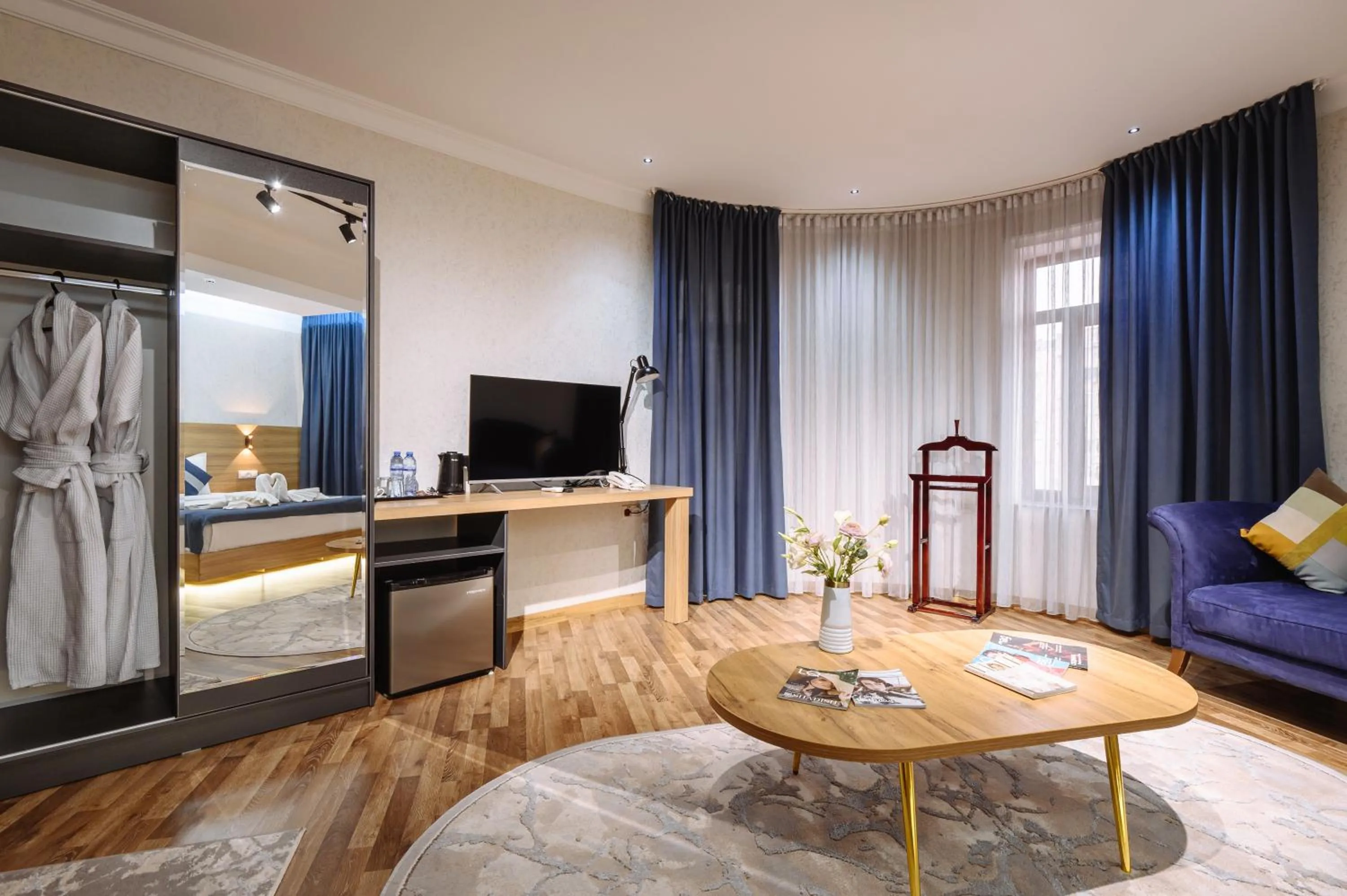 TV and multimedia, Bed in Sofiya Tashkent Hotel