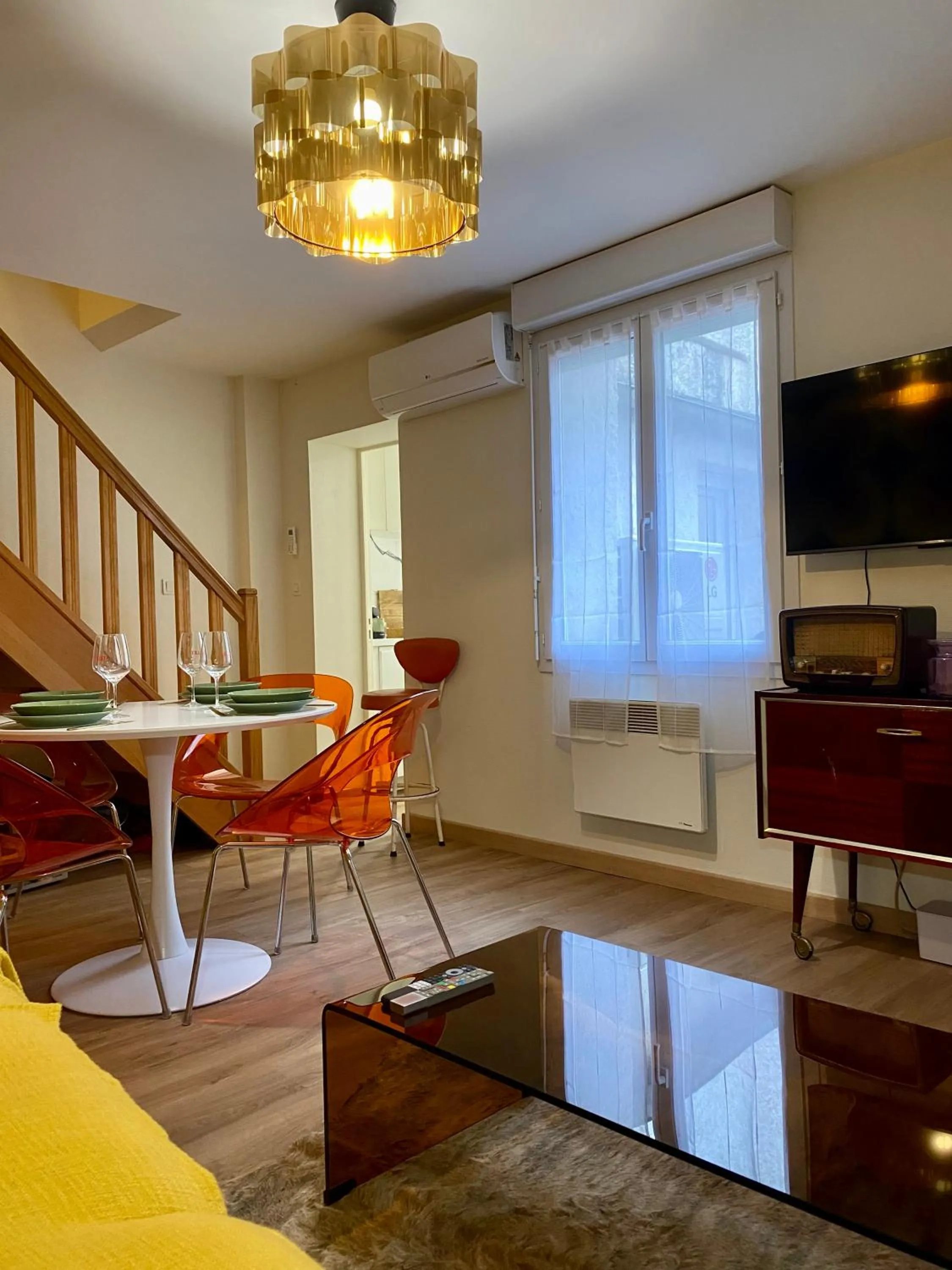 Living room in Le Duplex d'Austin Power