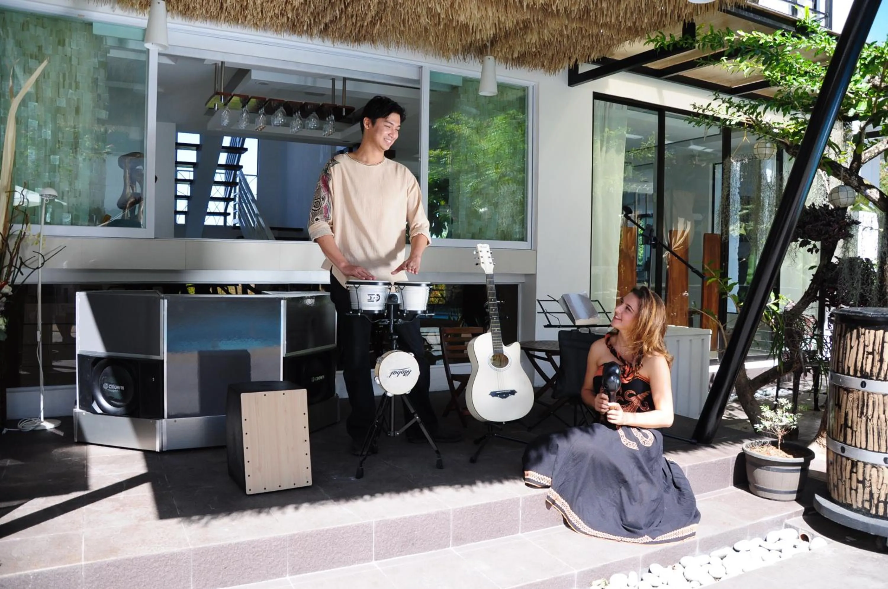 People in Date & Dine Resort