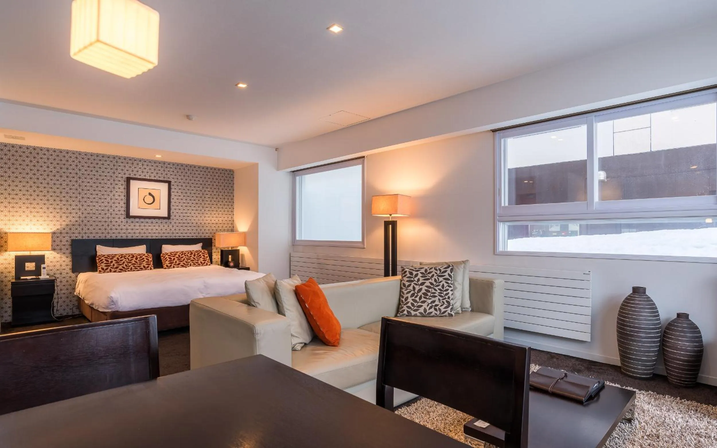 Living room, Bed in The Setsumon