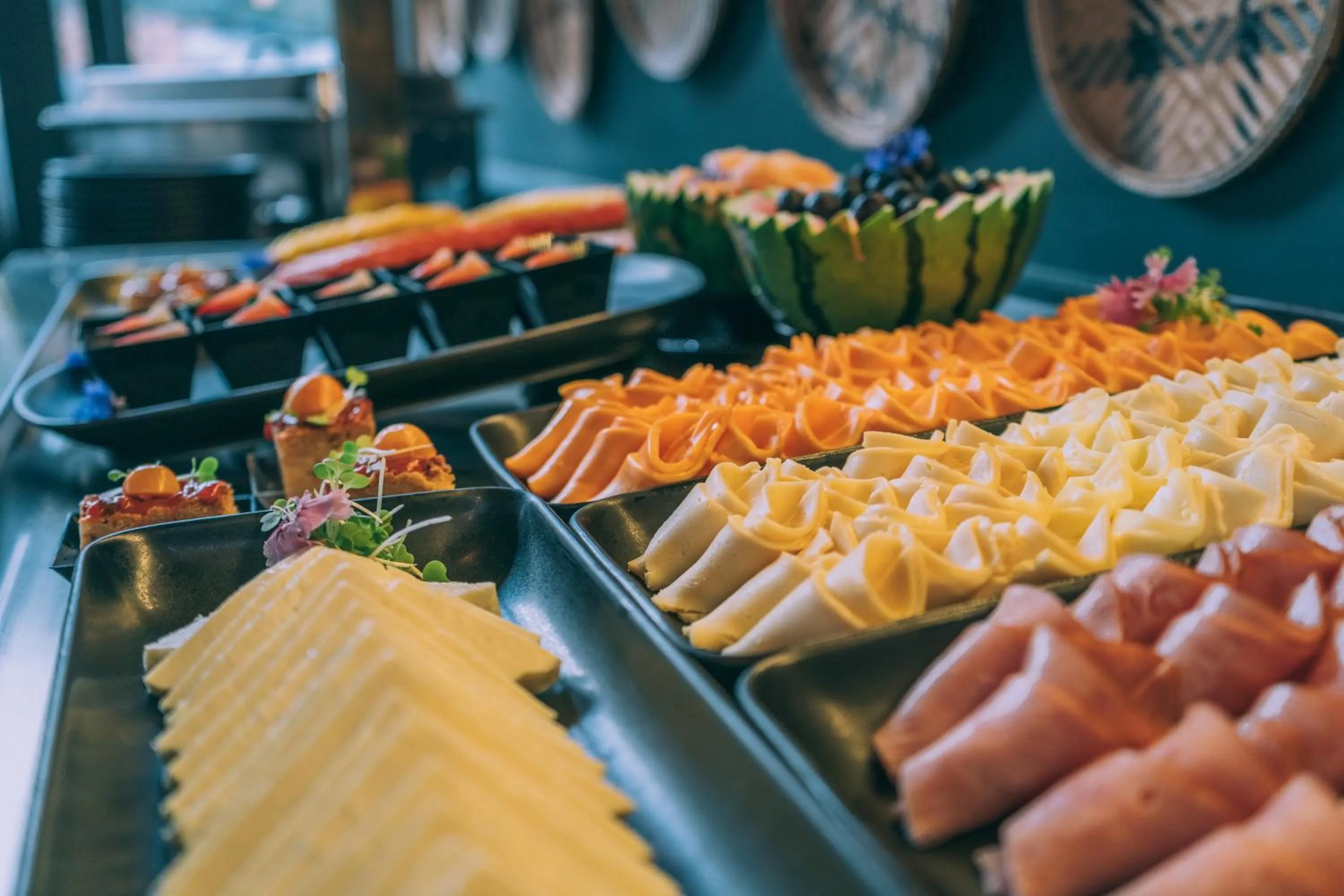 Buffet breakfast in Liv Zona G Hotel By Sarasti