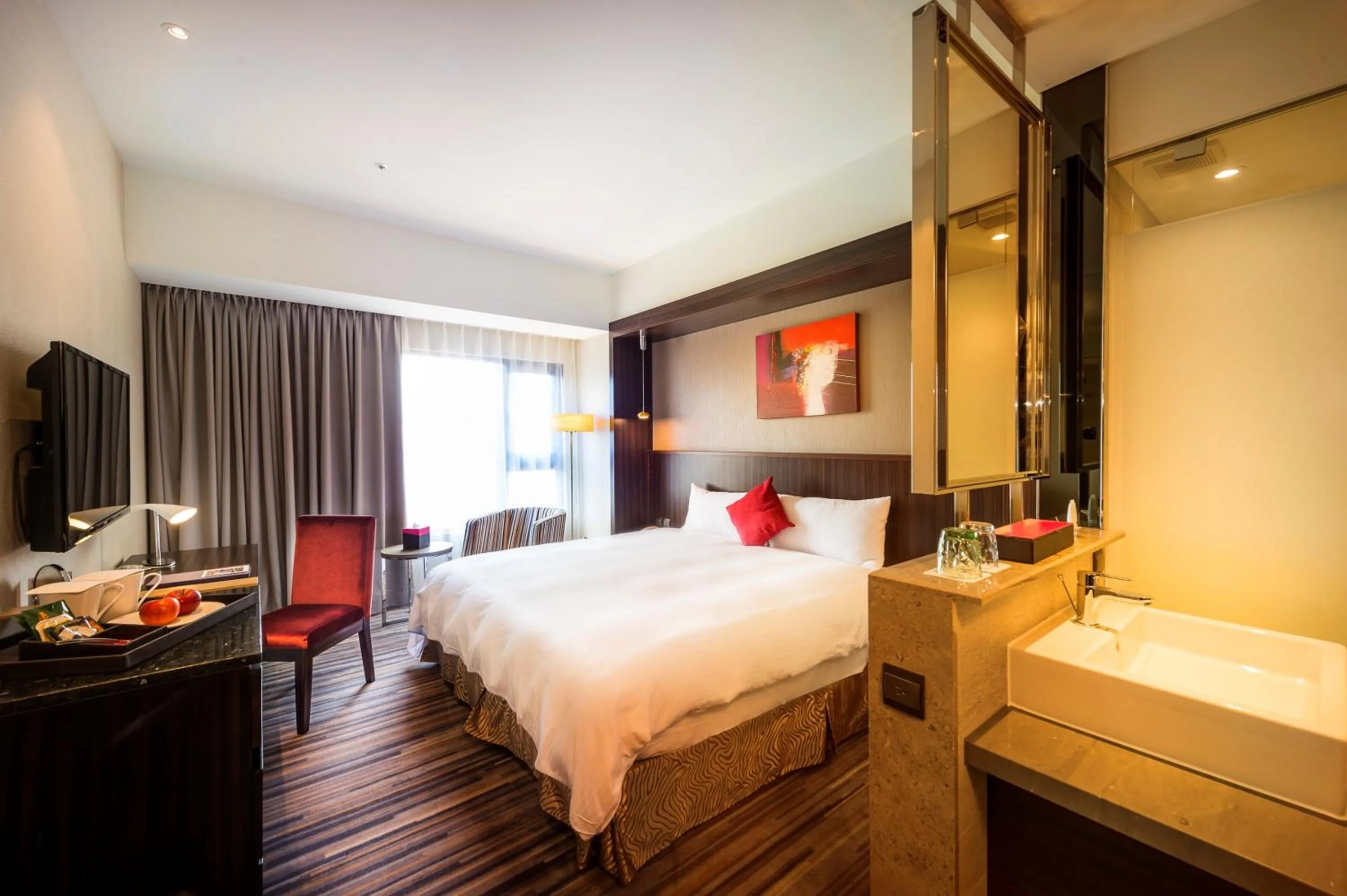 Photo of the whole room, Bed in In Sky Hotel