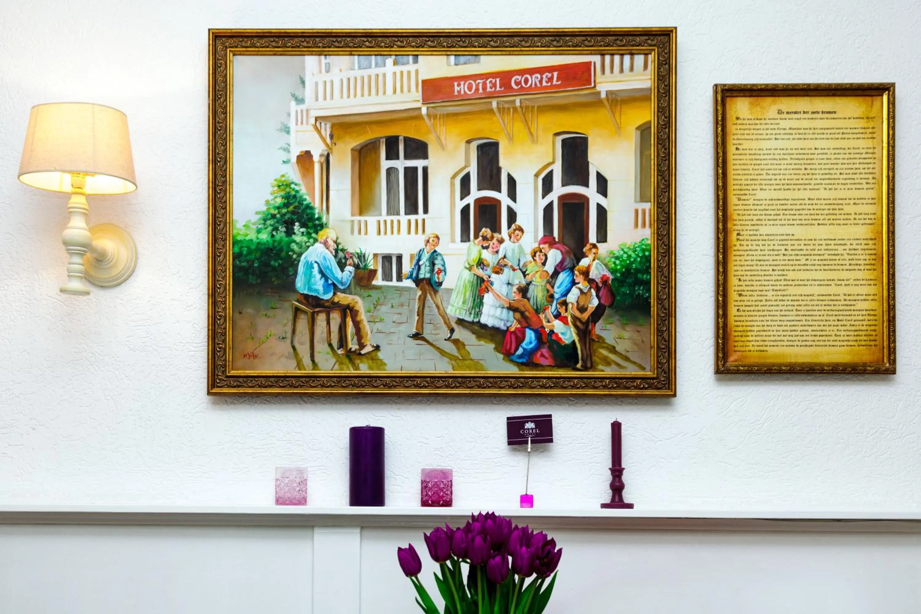 Lobby or reception in Hotel Corel