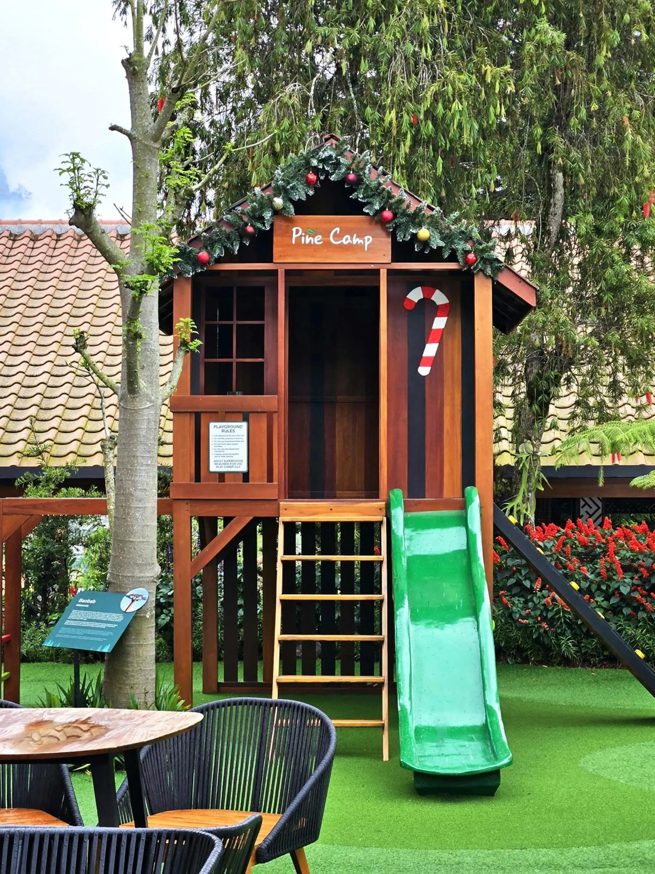 Children play ground in Dusun Bedugul Asri