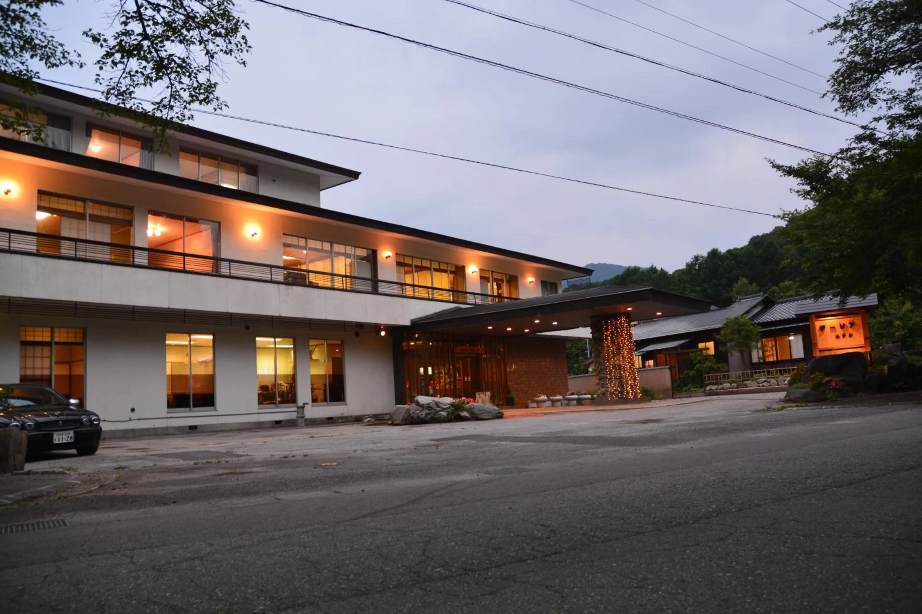 Facade/entrance in Alpine Route Hotel