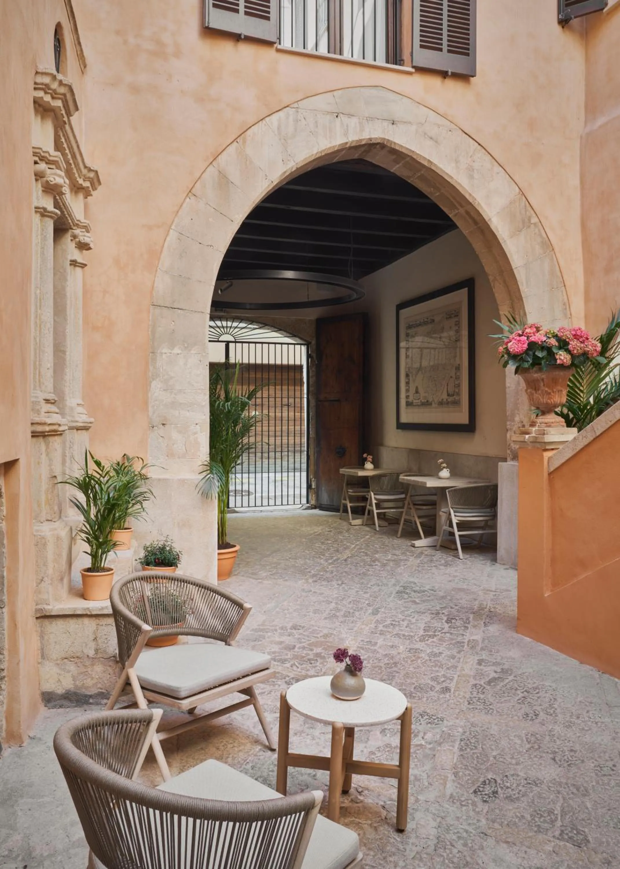 Patio in Boutique Hotel Posada Terra Santa