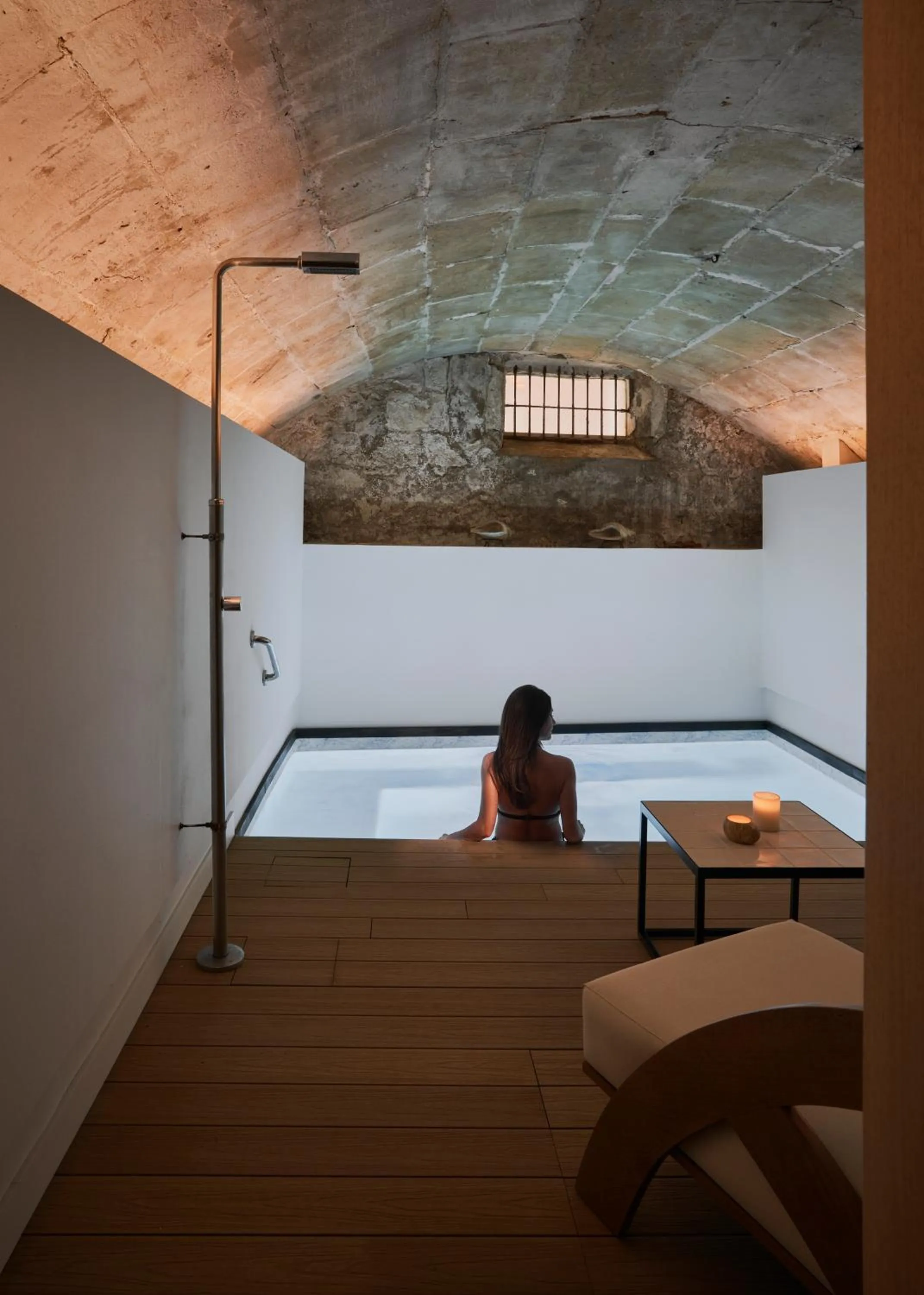 Shower in Boutique Hotel Posada Terra Santa