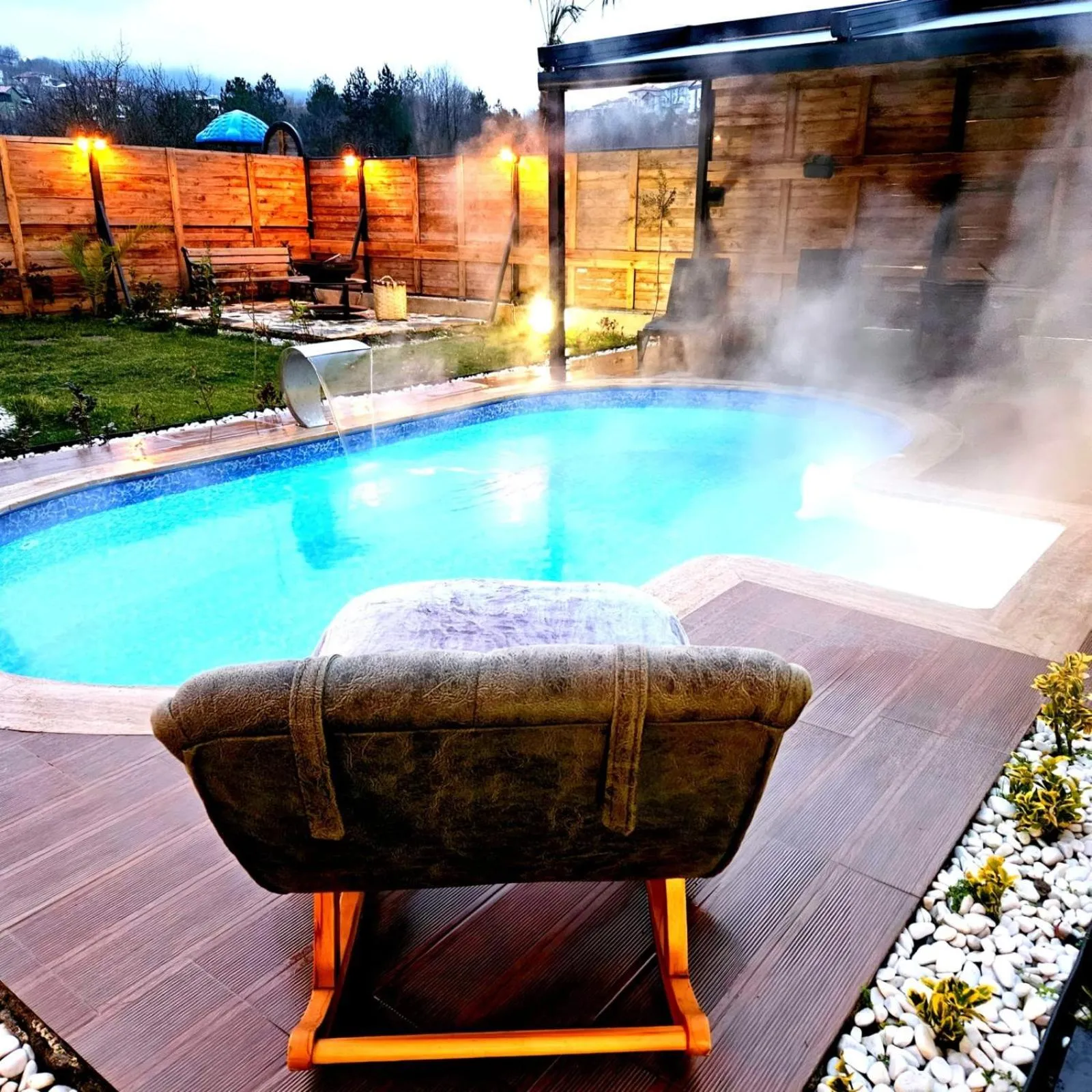 Swimming pool in 7Sense Nature Resort