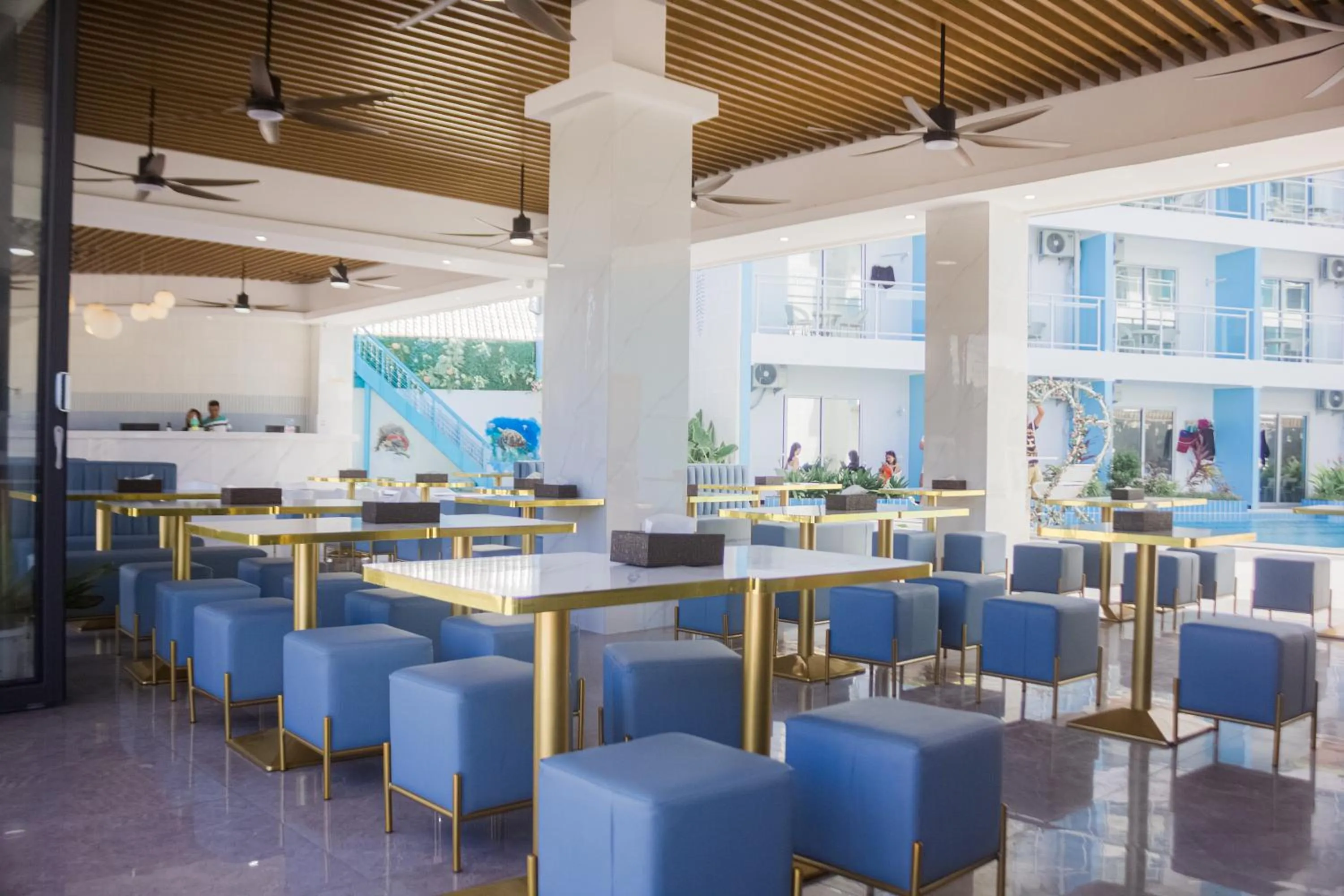 Dining area in Bohol Dolphin Bay Resort