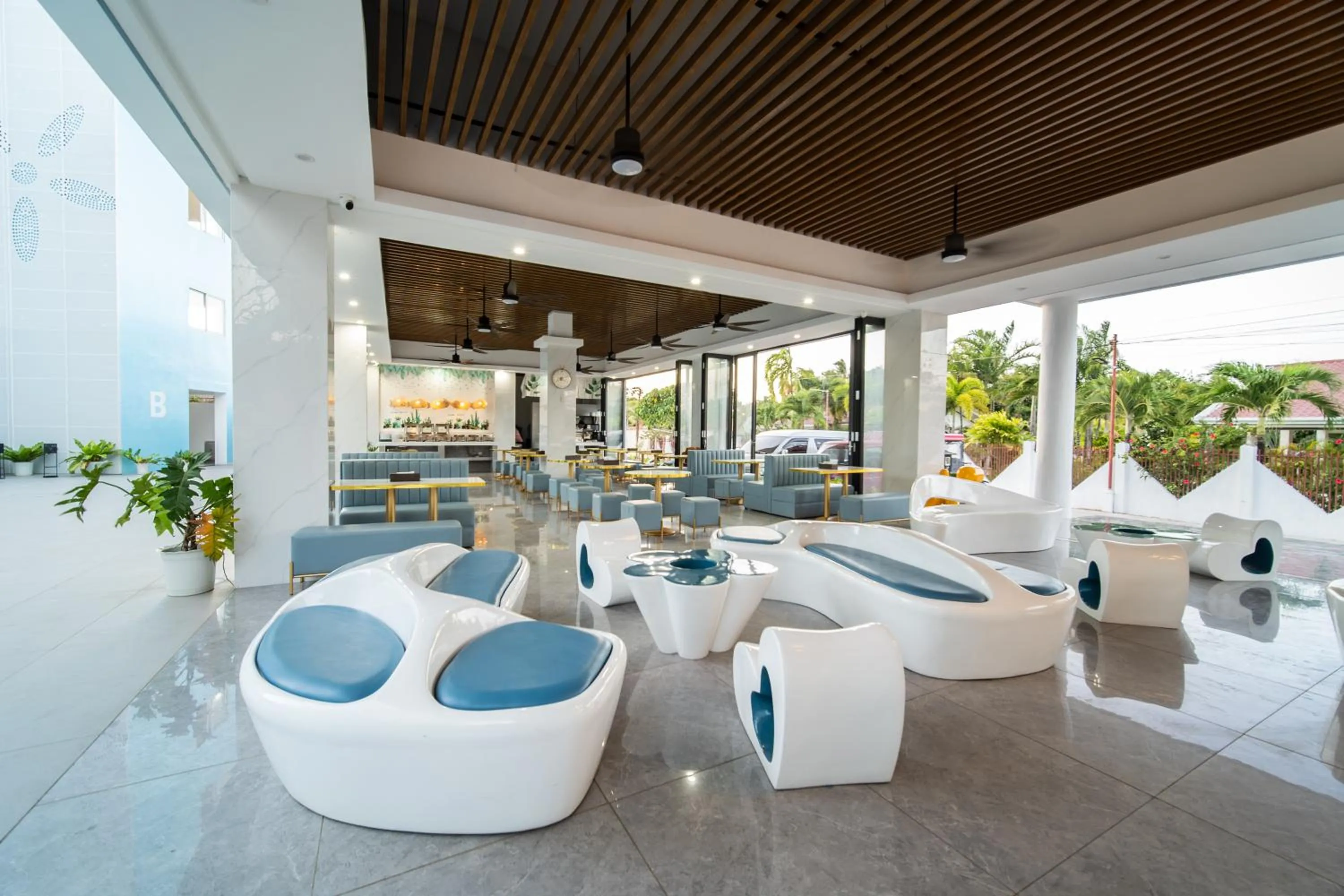 Seating area in Bohol Dolphin Bay Resort