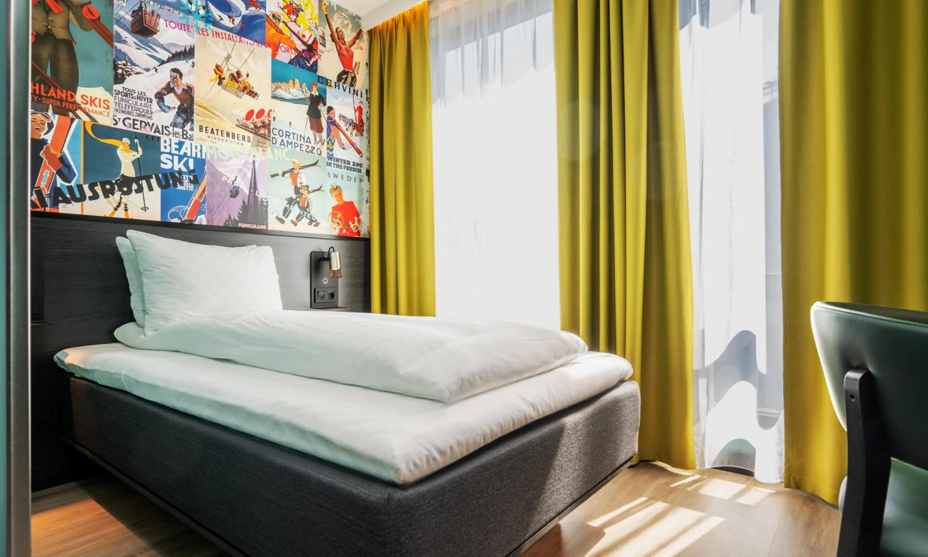 Bed in Thon Hotel Snø