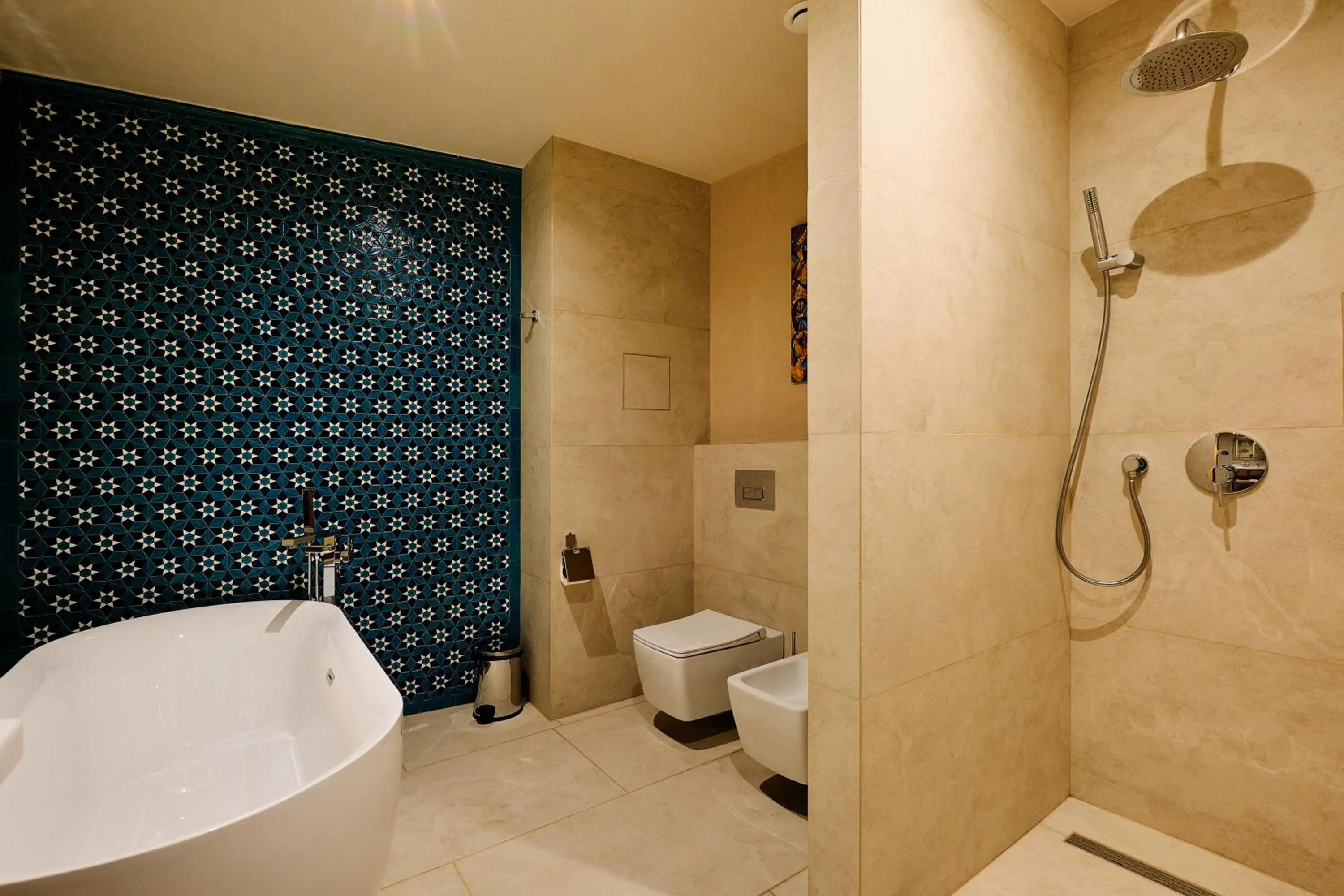 Shower in Kosh Havuz boutique hotel