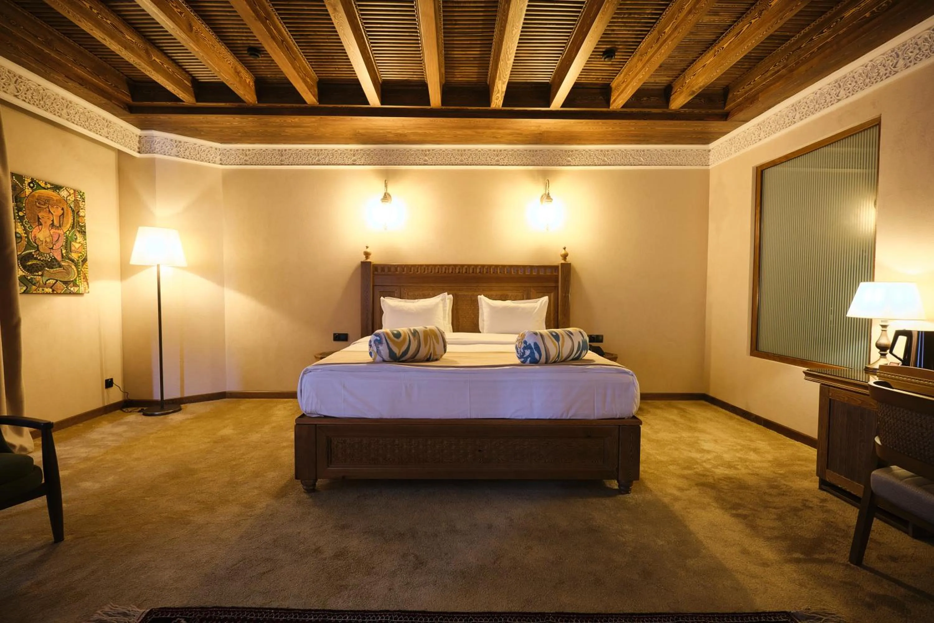 Bed in Kosh Havuz boutique hotel