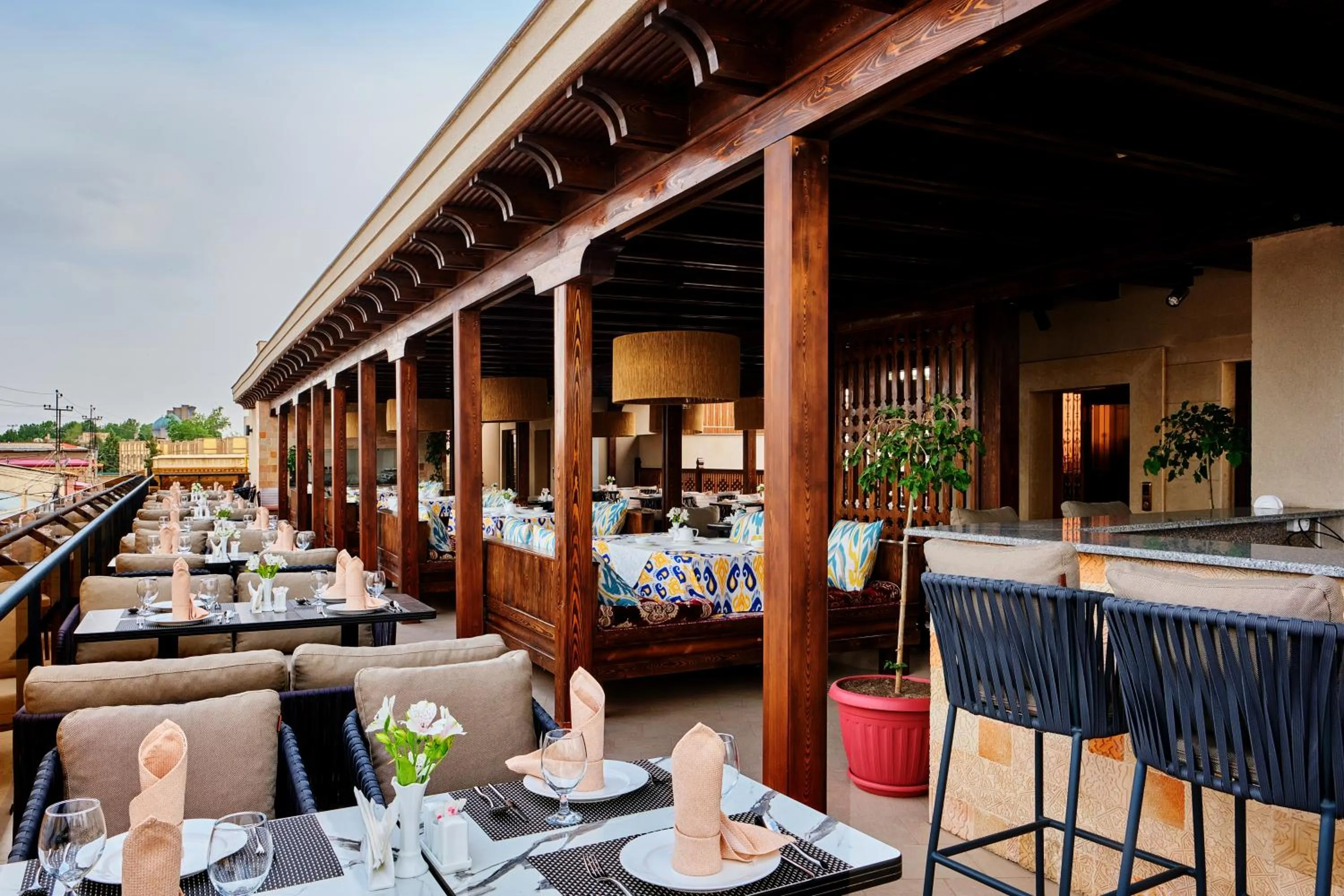 Restaurant/places to eat in Kosh Havuz boutique hotel