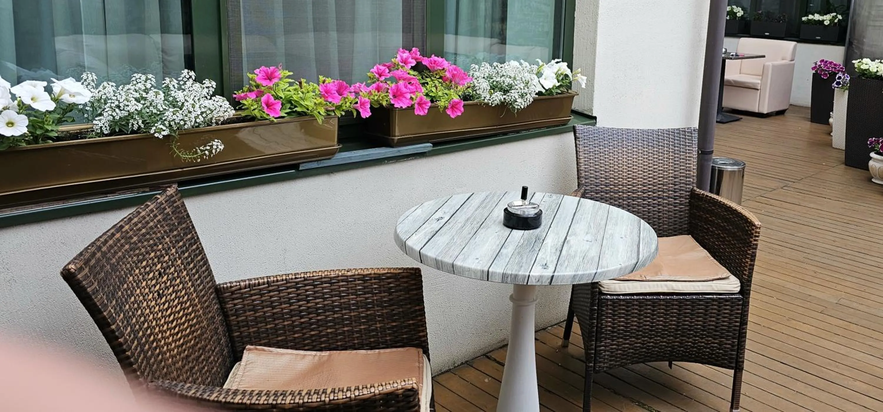 Inner courtyard view in Savoy Hotel