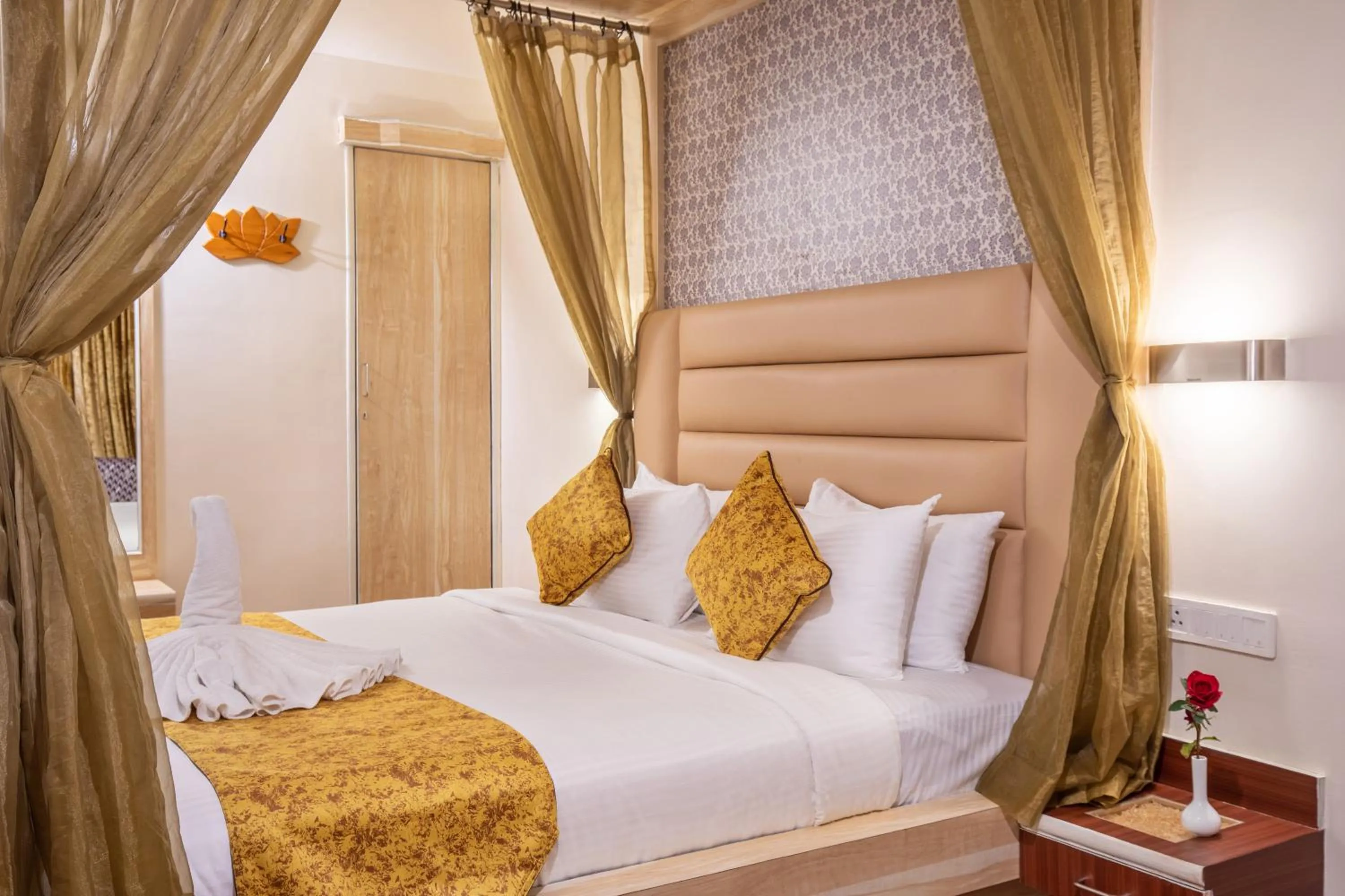 Bed in Poppys Pleasant Stay