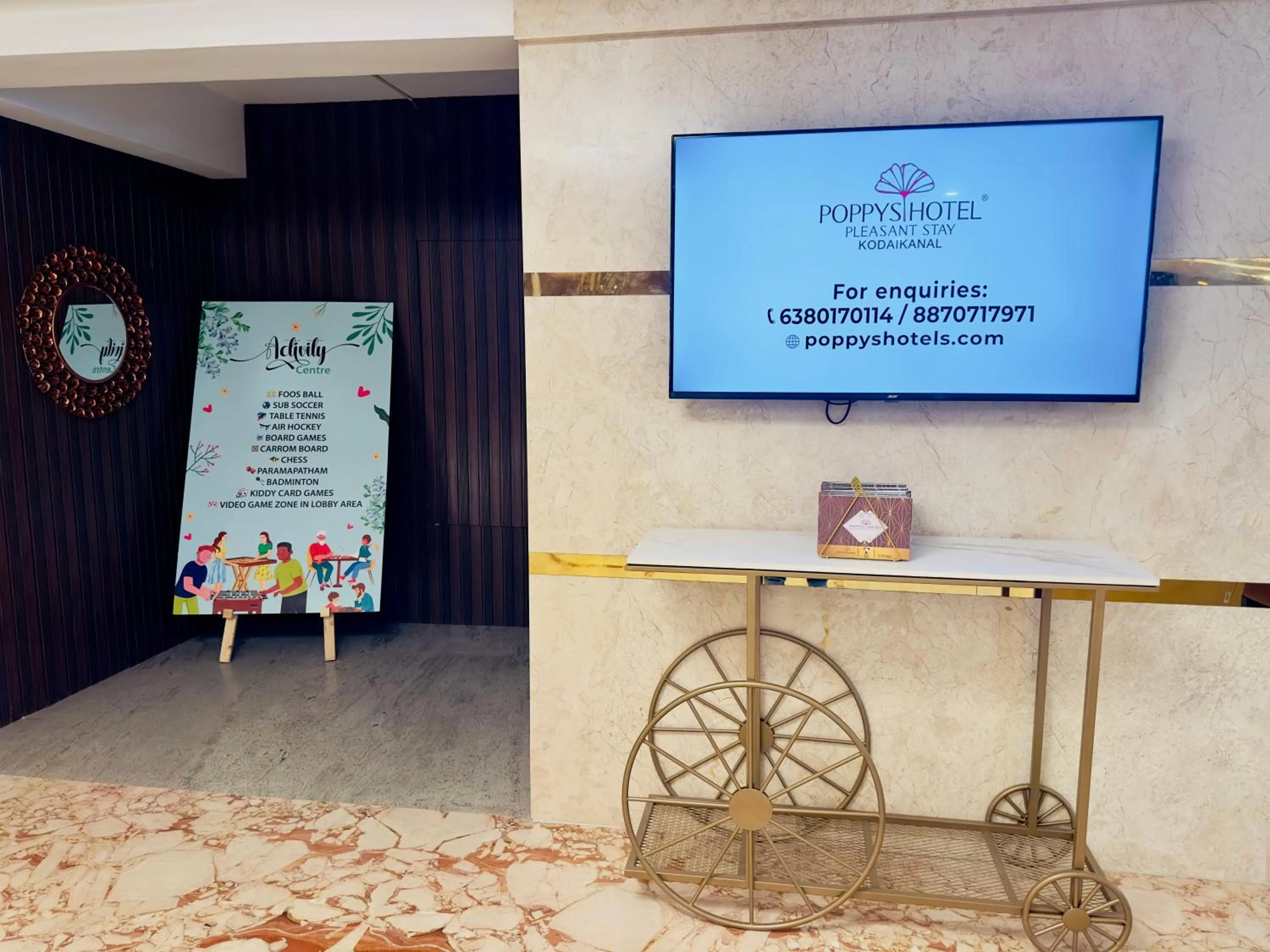 TV and multimedia in Poppys Pleasant Stay