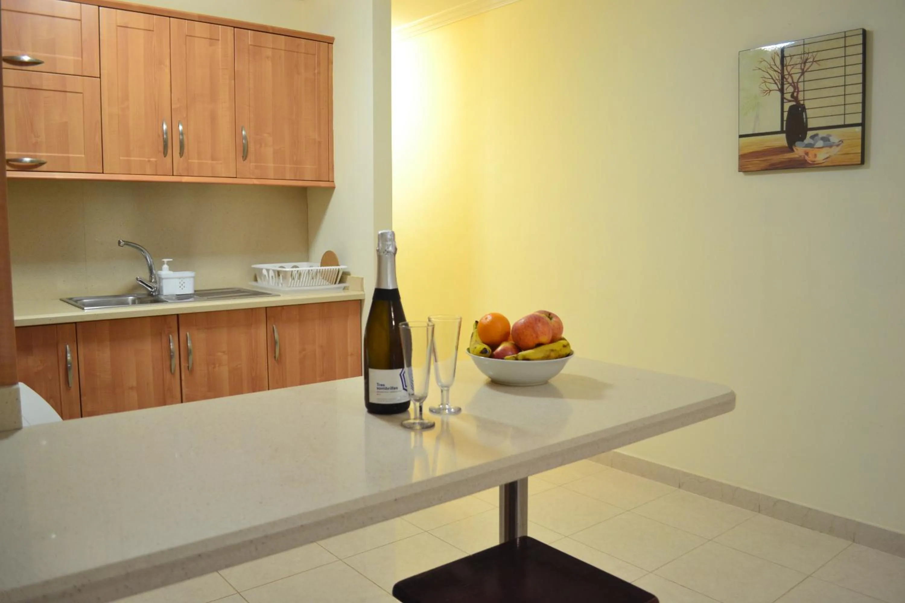 Kitchen or kitchenette in Apartamentos Garden Atlantis en Club Atlantis