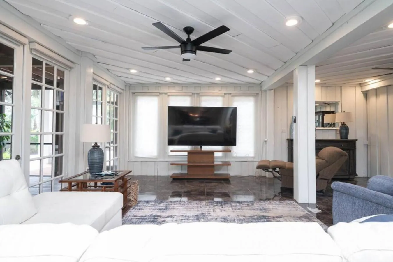 Waterfront 6BR Oasis with Pool, Gym, and Huge Dock