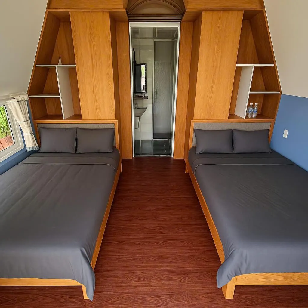 Bed in Otel Hotel Dalat