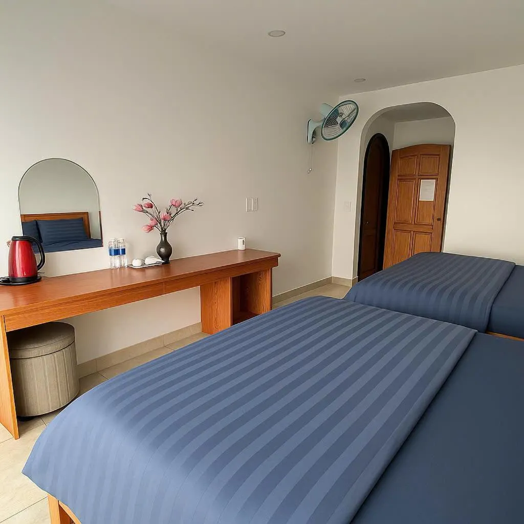 Bed in Otel Hotel Dalat