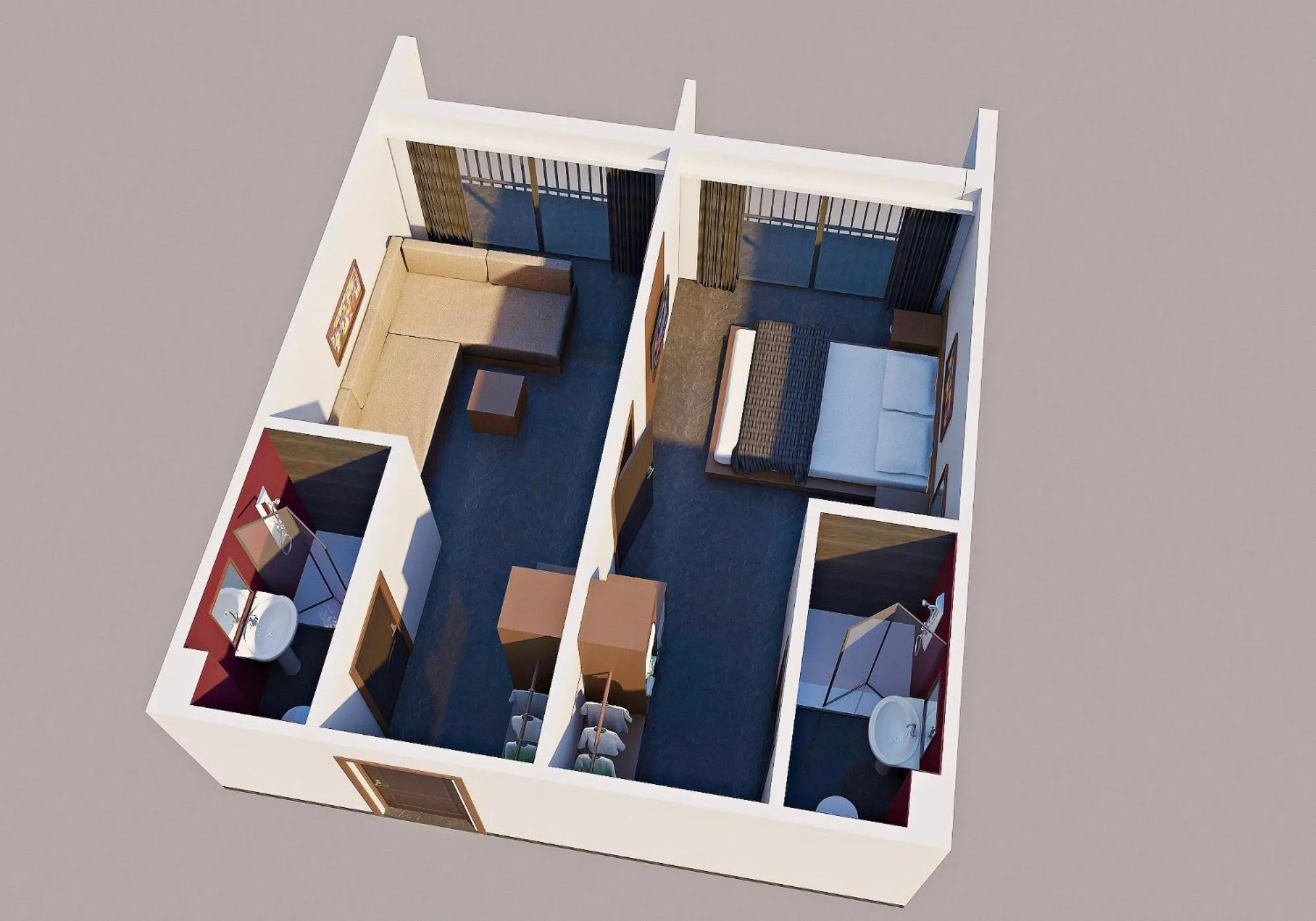 Photo of the whole room in Wolf Of The City Hotel & Spa