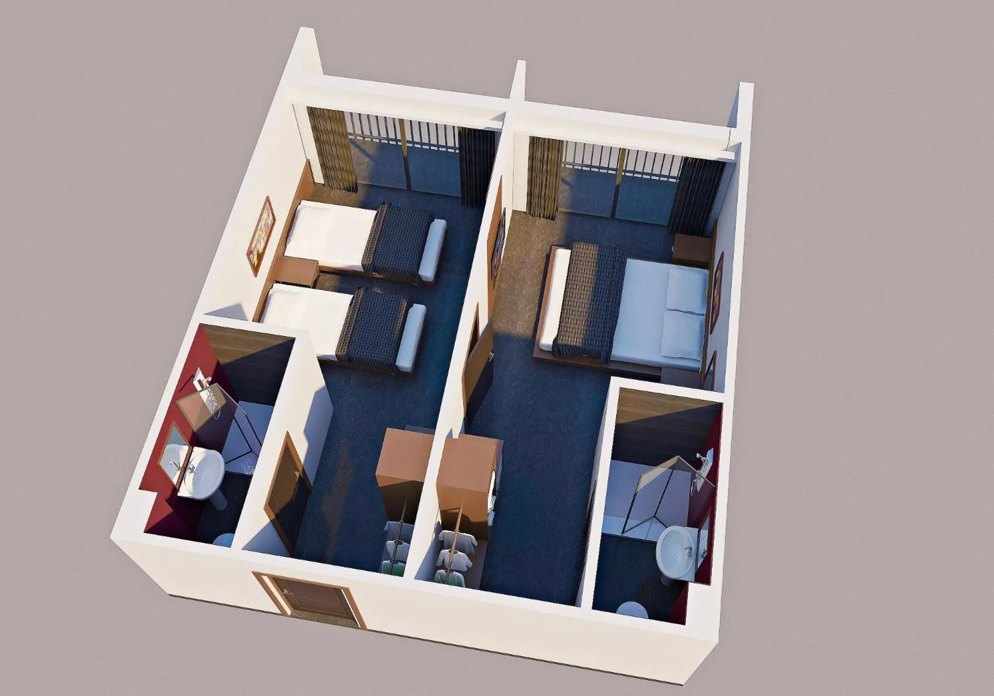 Photo of the whole room in Wolf Of The City Hotel & Spa