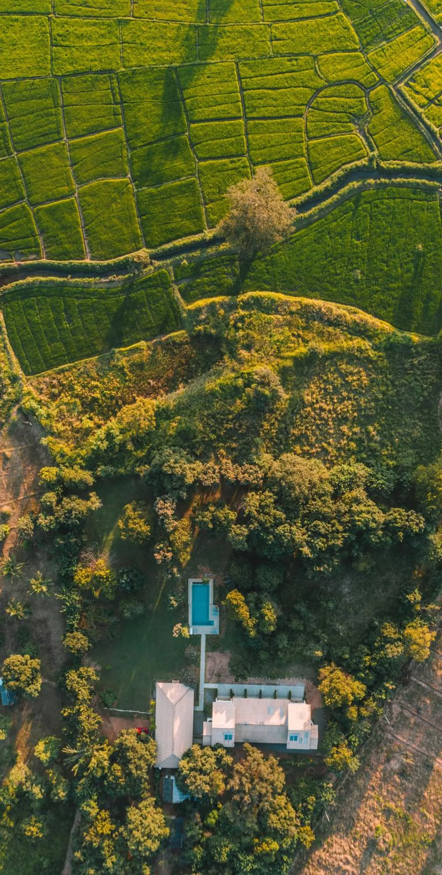 Bird's eye view in Sevanagama