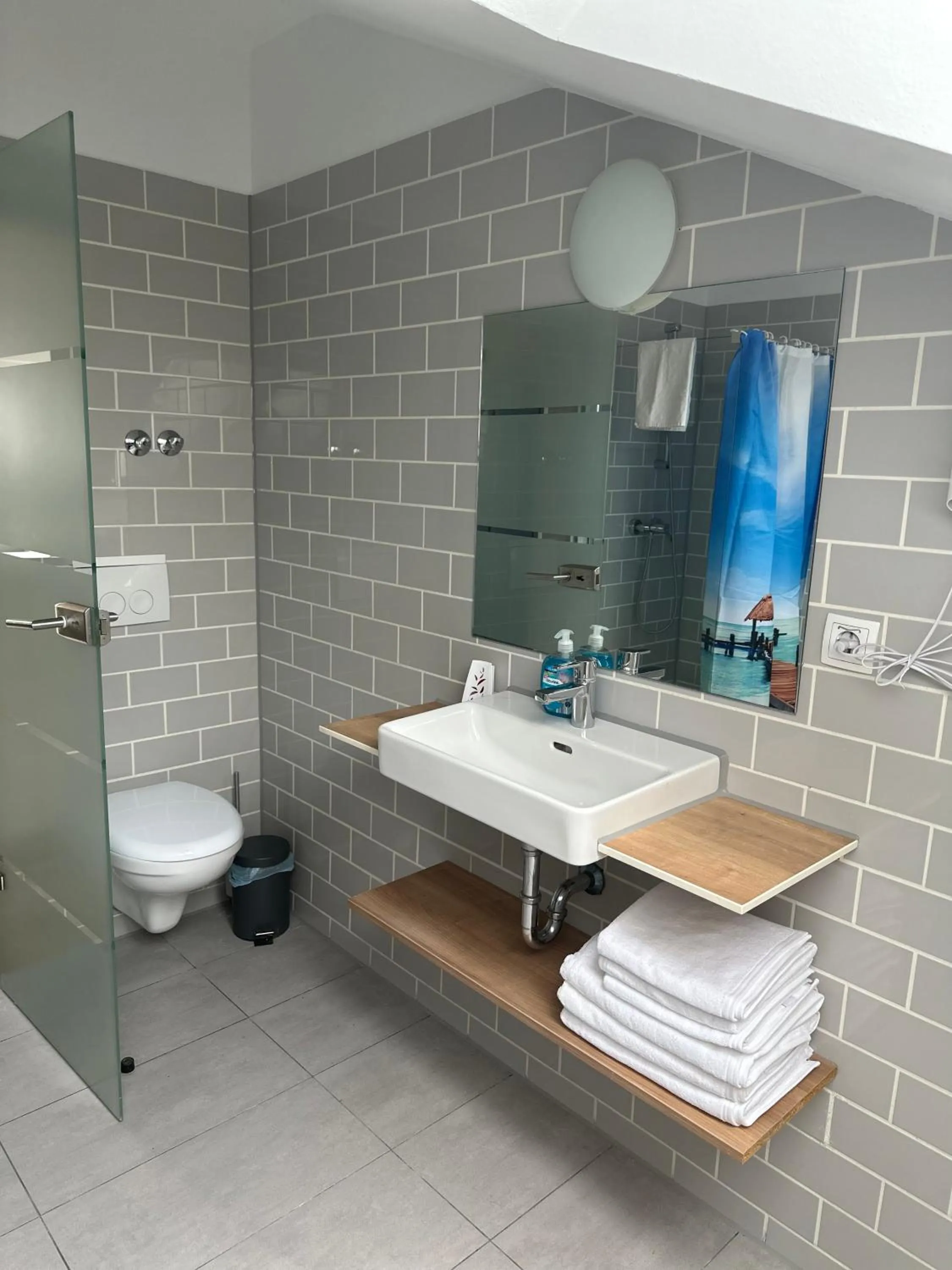 Shower in Hotel Fly ´ In