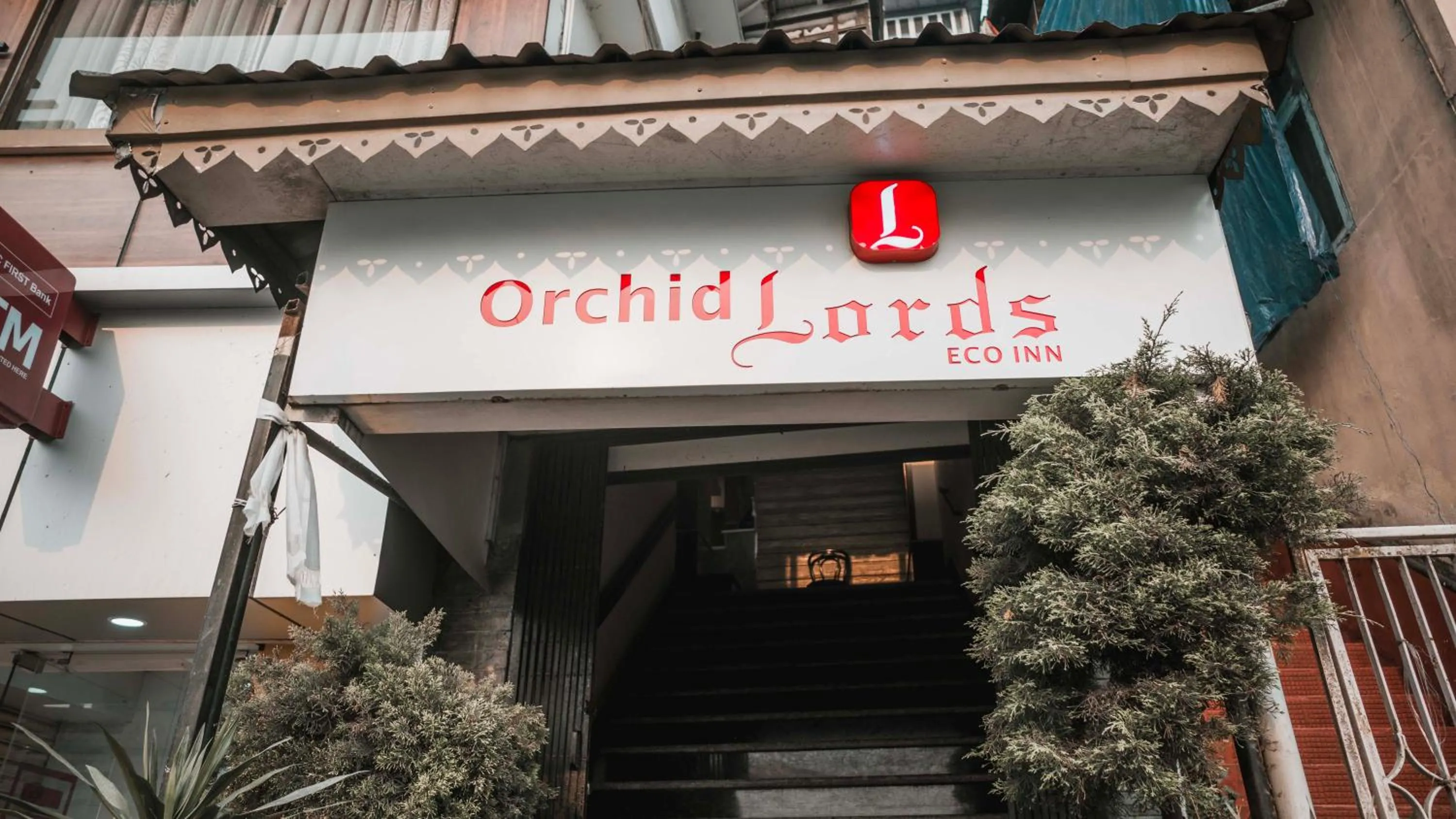 Facade/entrance in Orchid Lords Eco Inn Gangtok