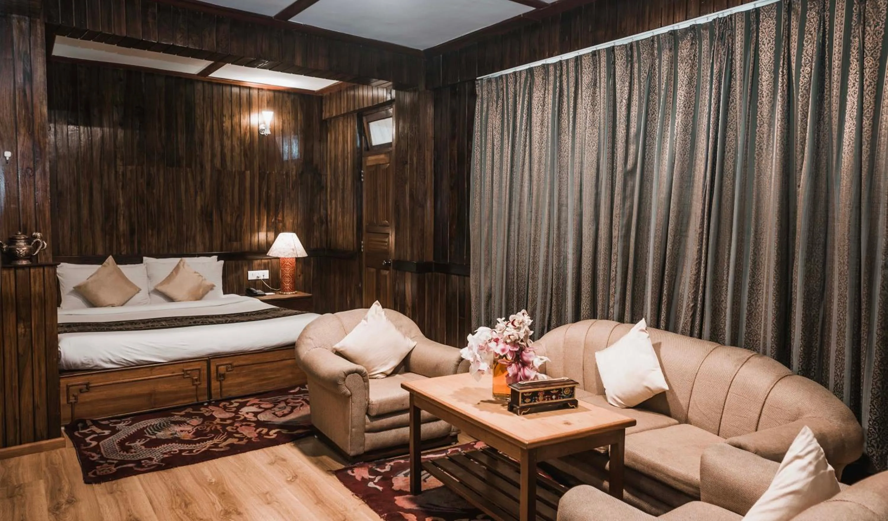 Photo of the whole room in Orchid Lords Eco Inn Gangtok