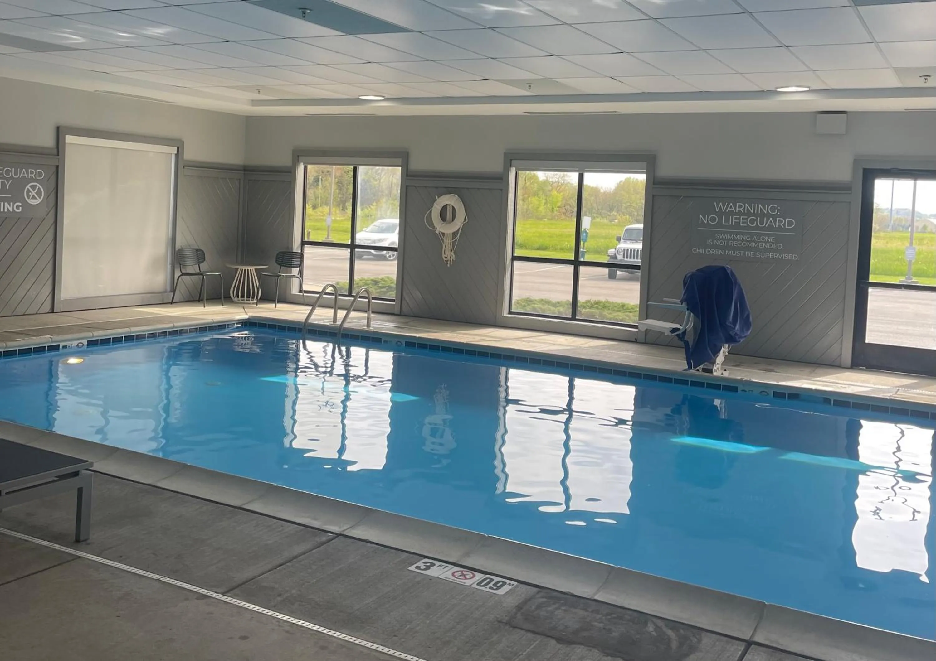 Pool view in Spark By Hilton Newcomerstown