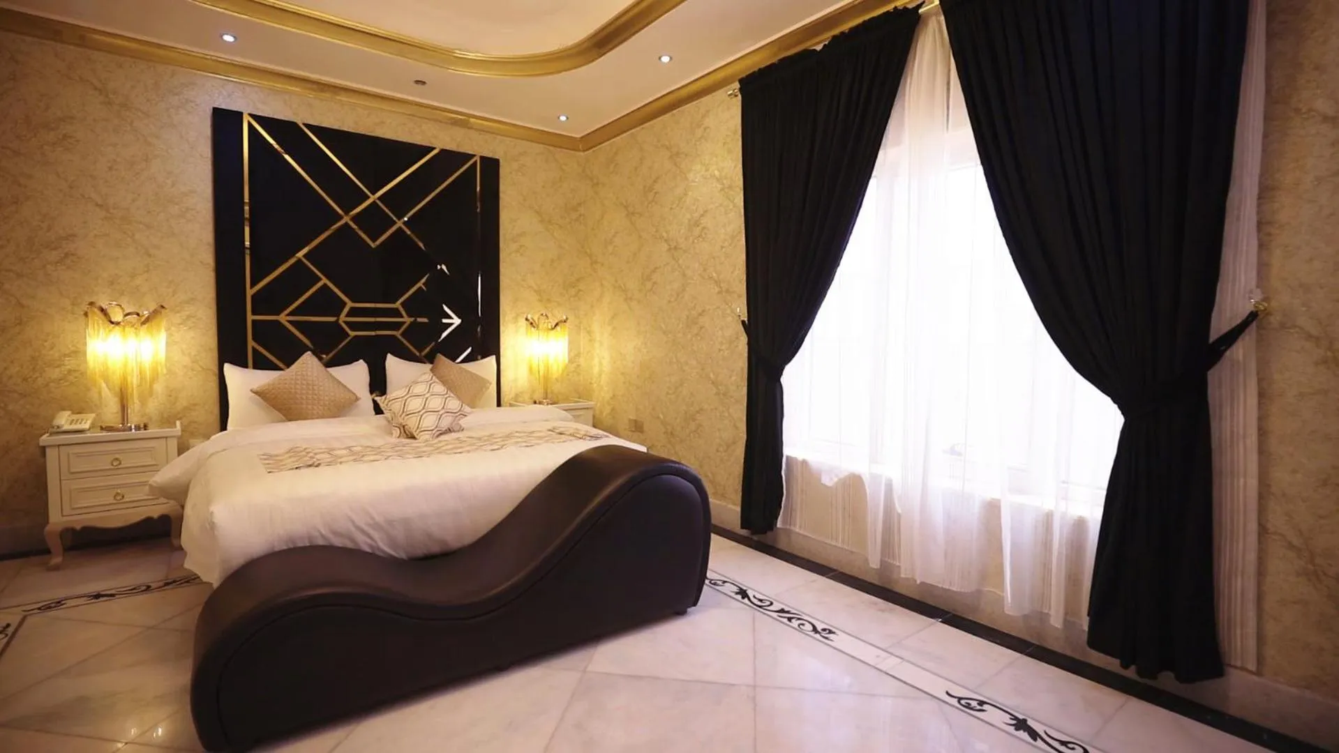 Bedroom in Al Nabarees Al Masi Hotel