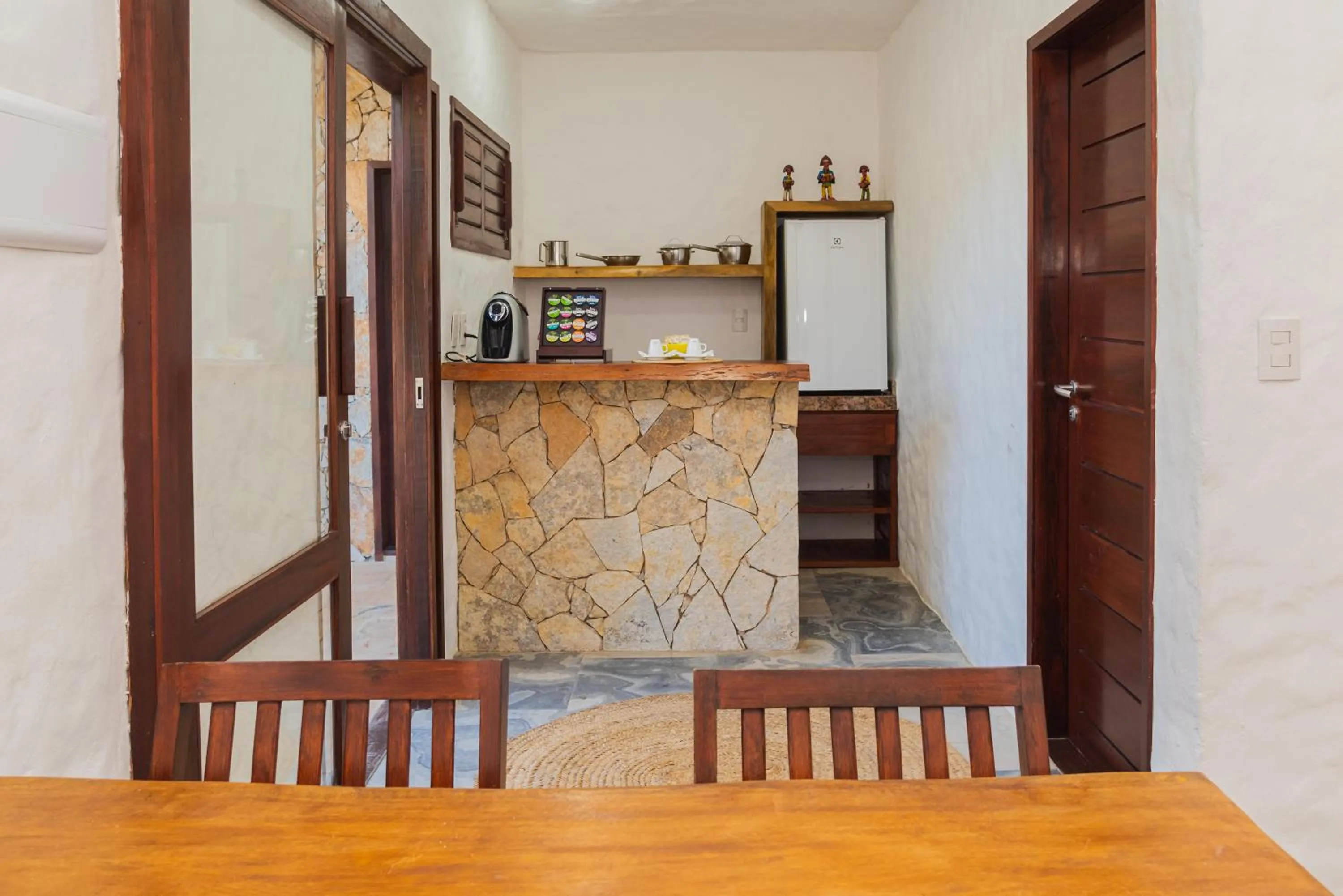 oven in Moriá Eco Lodge