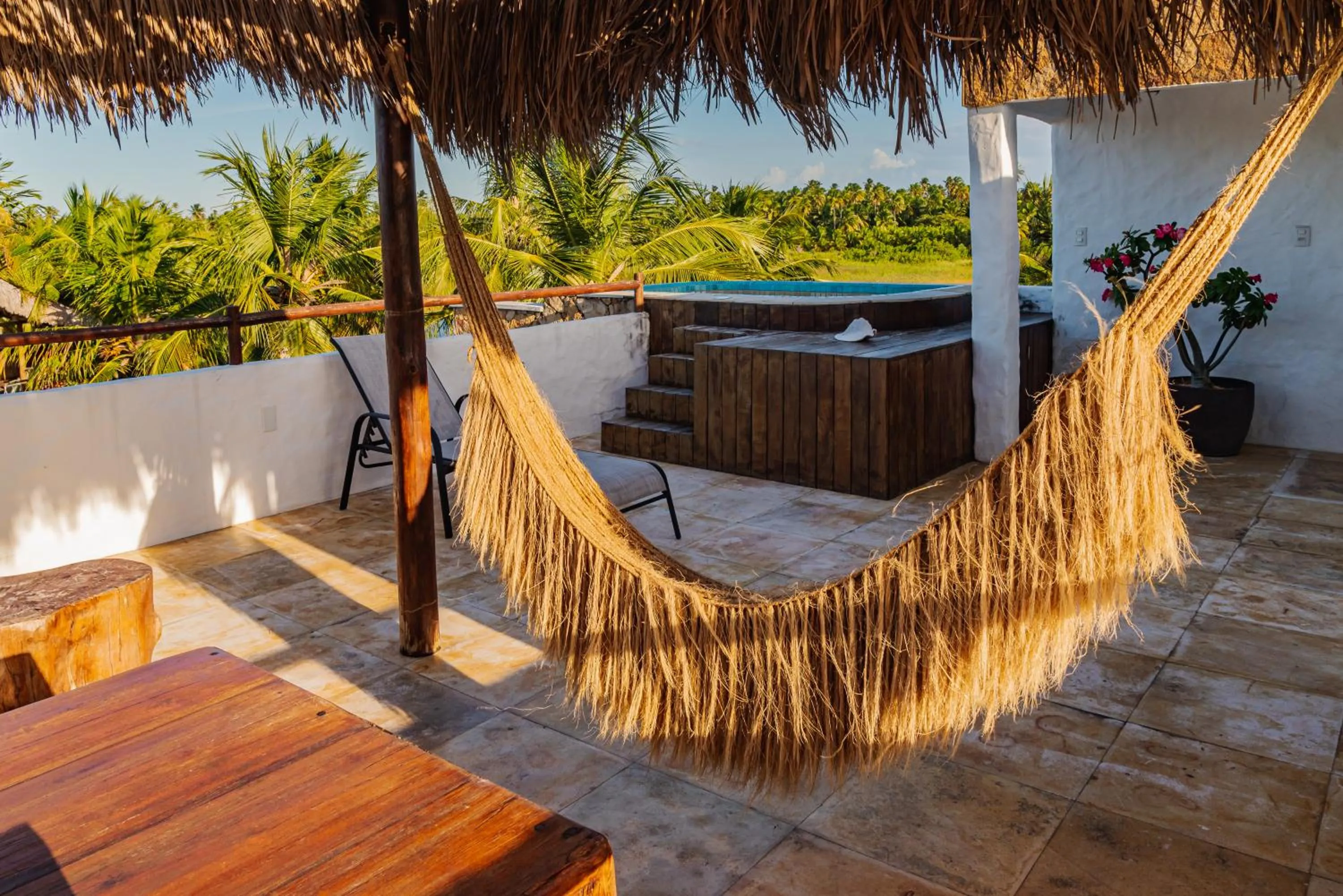 Hot Tub in Moriá Eco Lodge